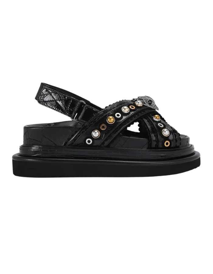 Orson cross scallop sandal