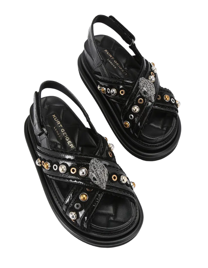 Orson cross scallop sandal