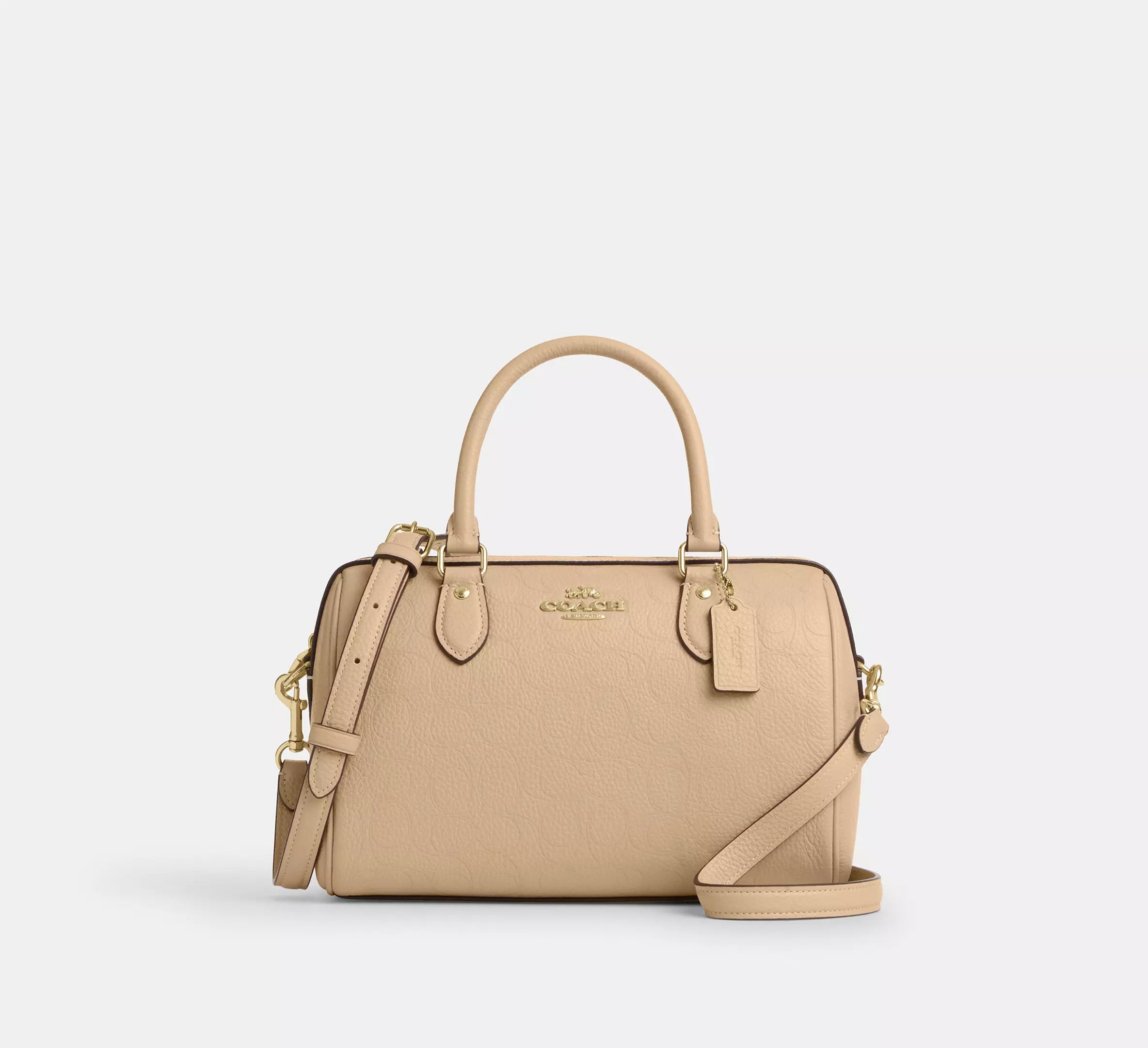 Rowan Satchel Bag In Signature Leather
