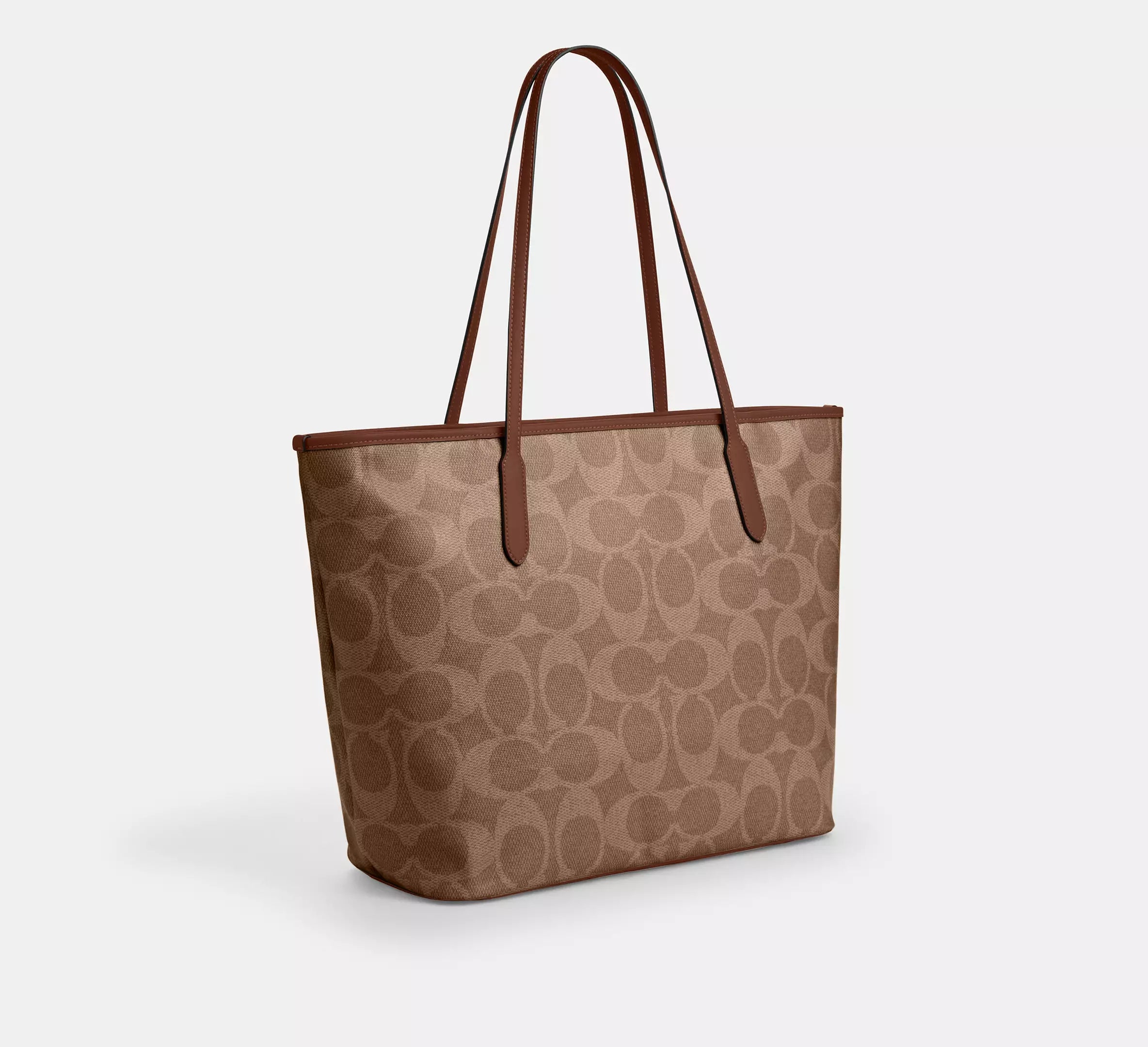 Large City Tote Bag In Maxi Signature Canvas