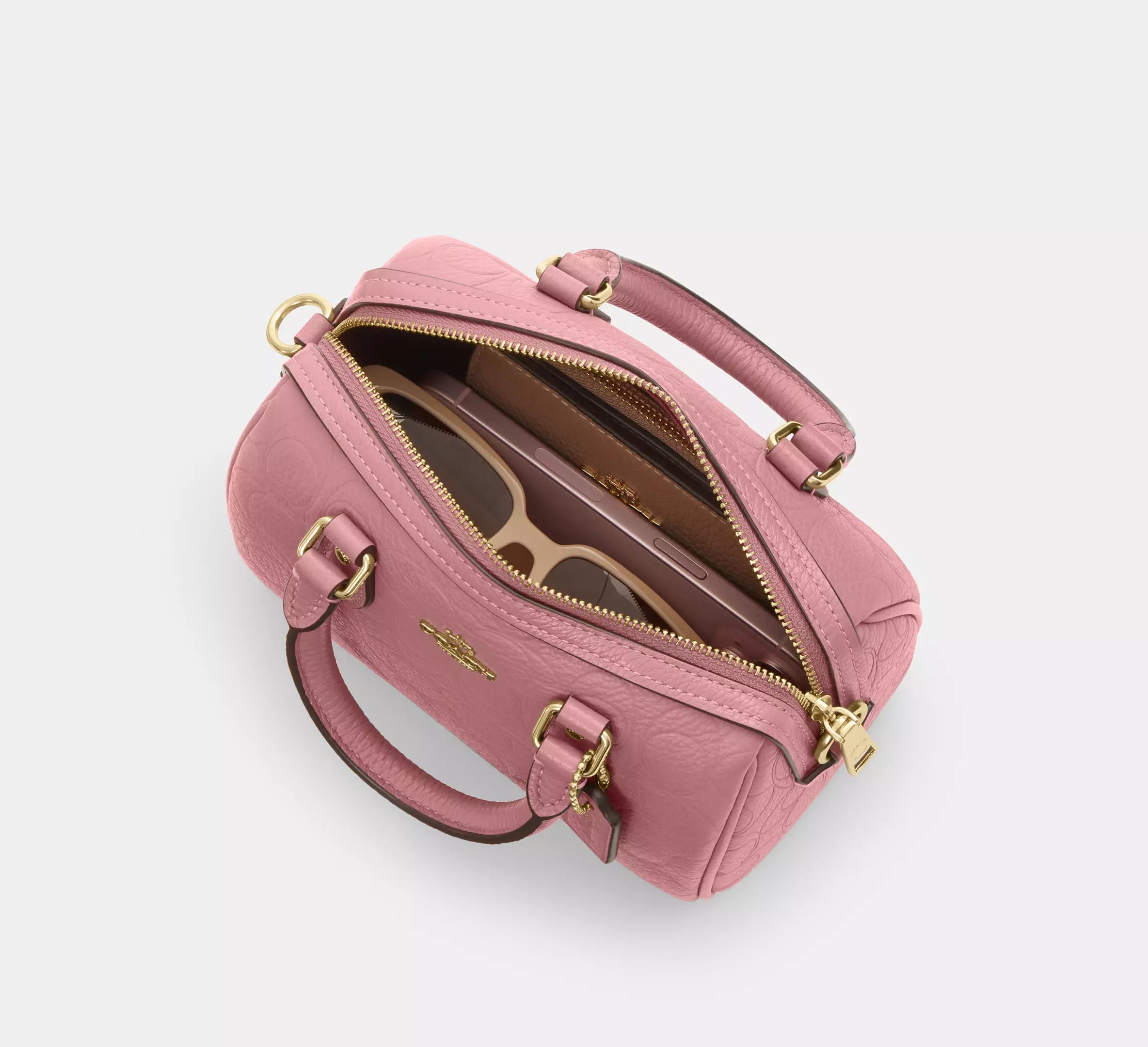 Mini Rowan Crossbody Bag In Signature Leather