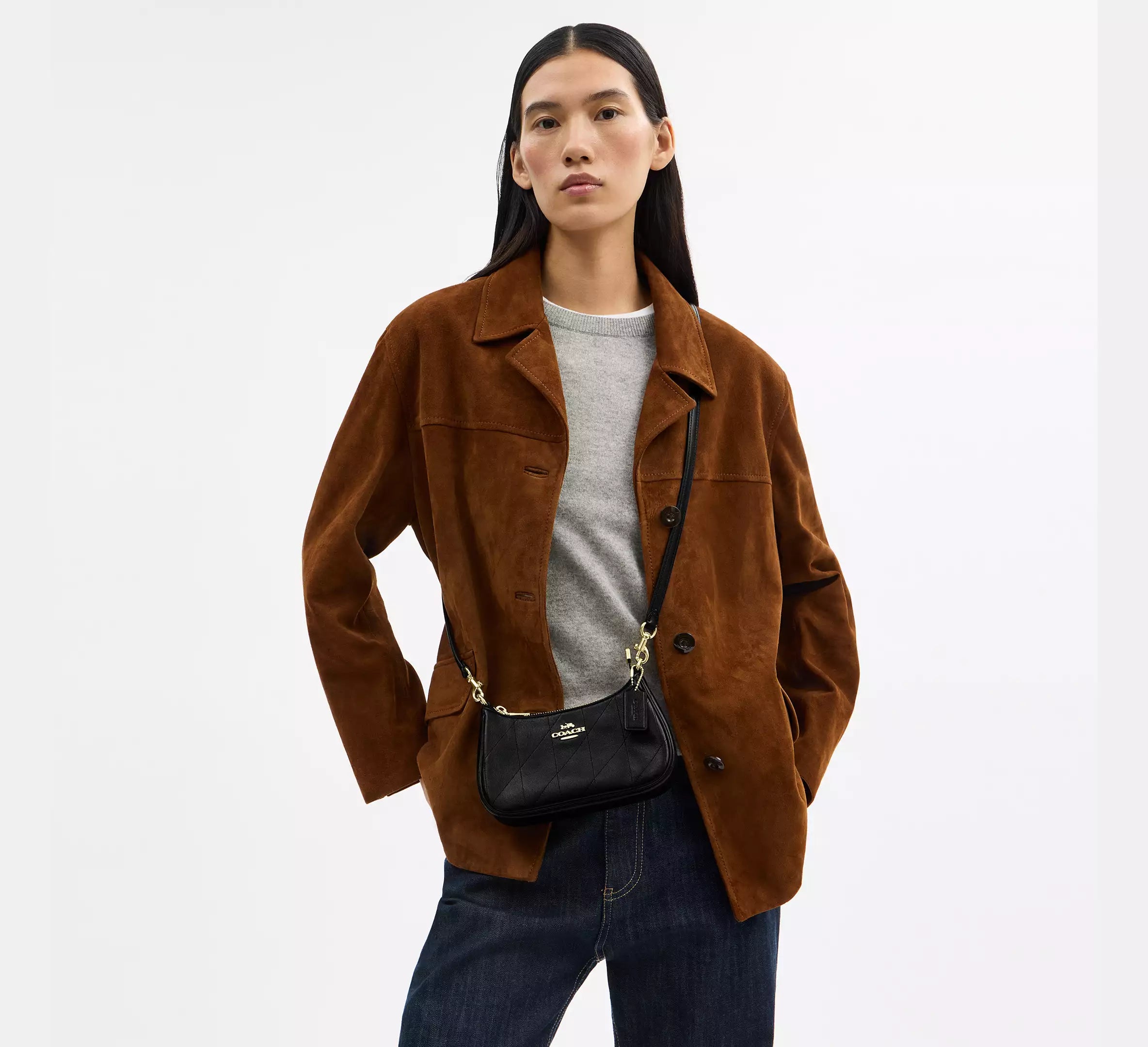 Teri Mini Crossbody Bag With Quilting