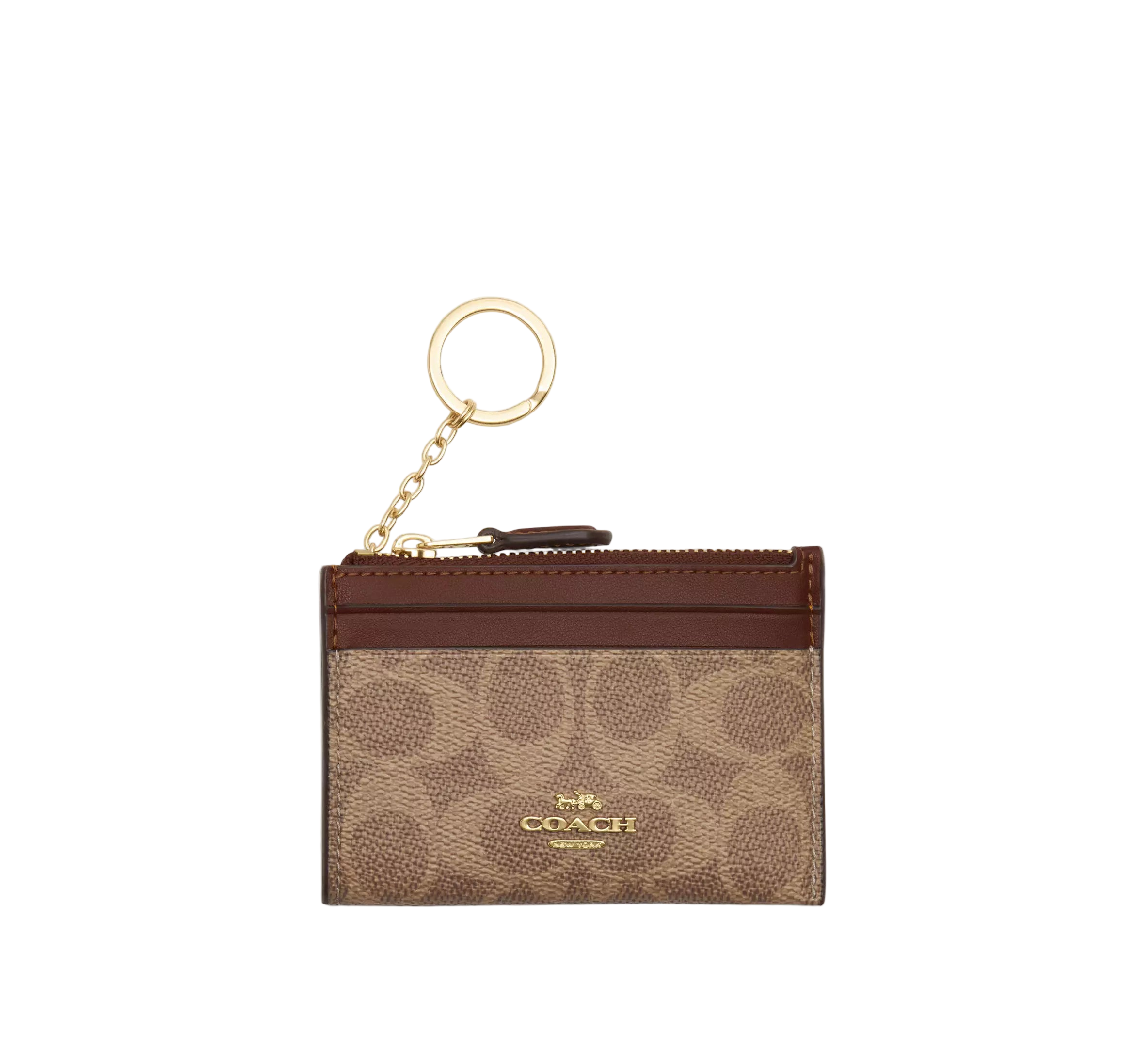 Mini Skinny Id Case In Signature Canvas