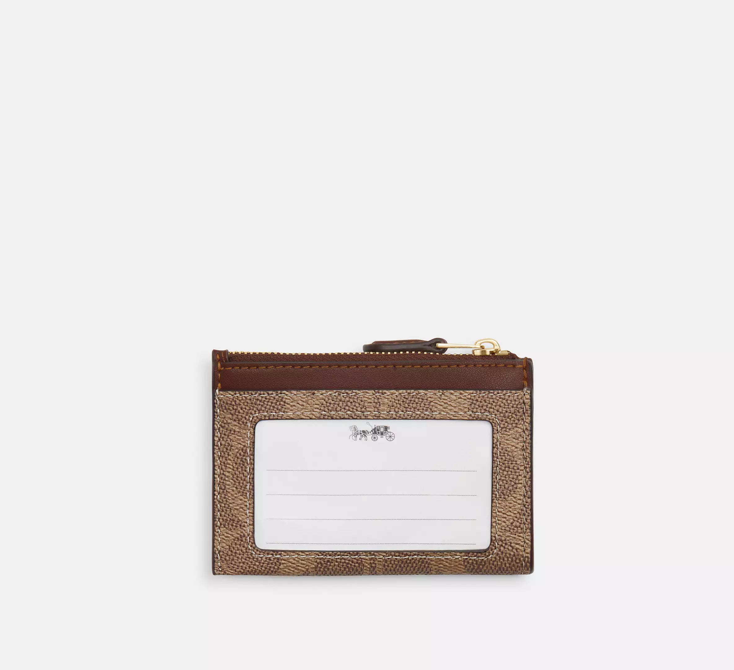 Mini Skinny Id Case In Signature Canvas