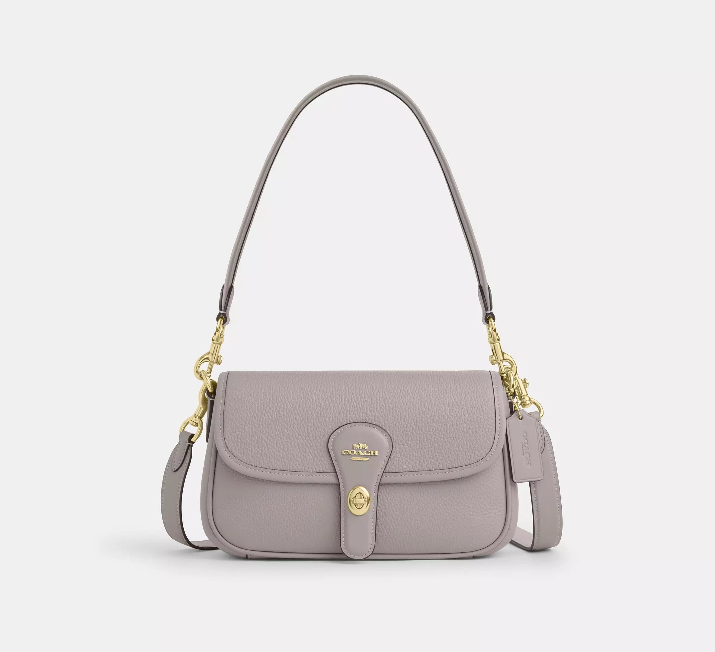 Hadley Shoulder Bag With Signature Canvas