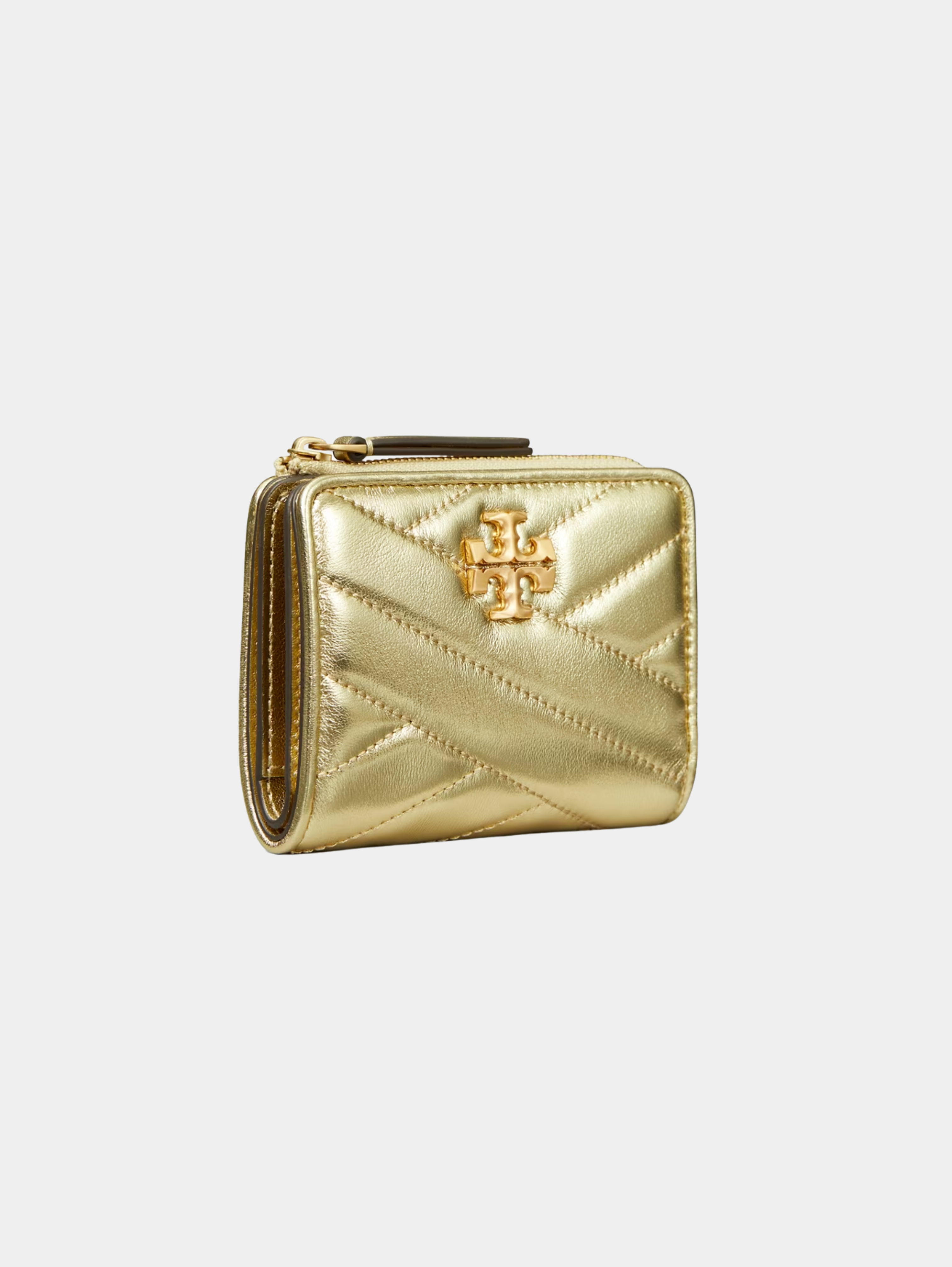 KIRA CHEVRON METALLIC BI-FOLD WALLET