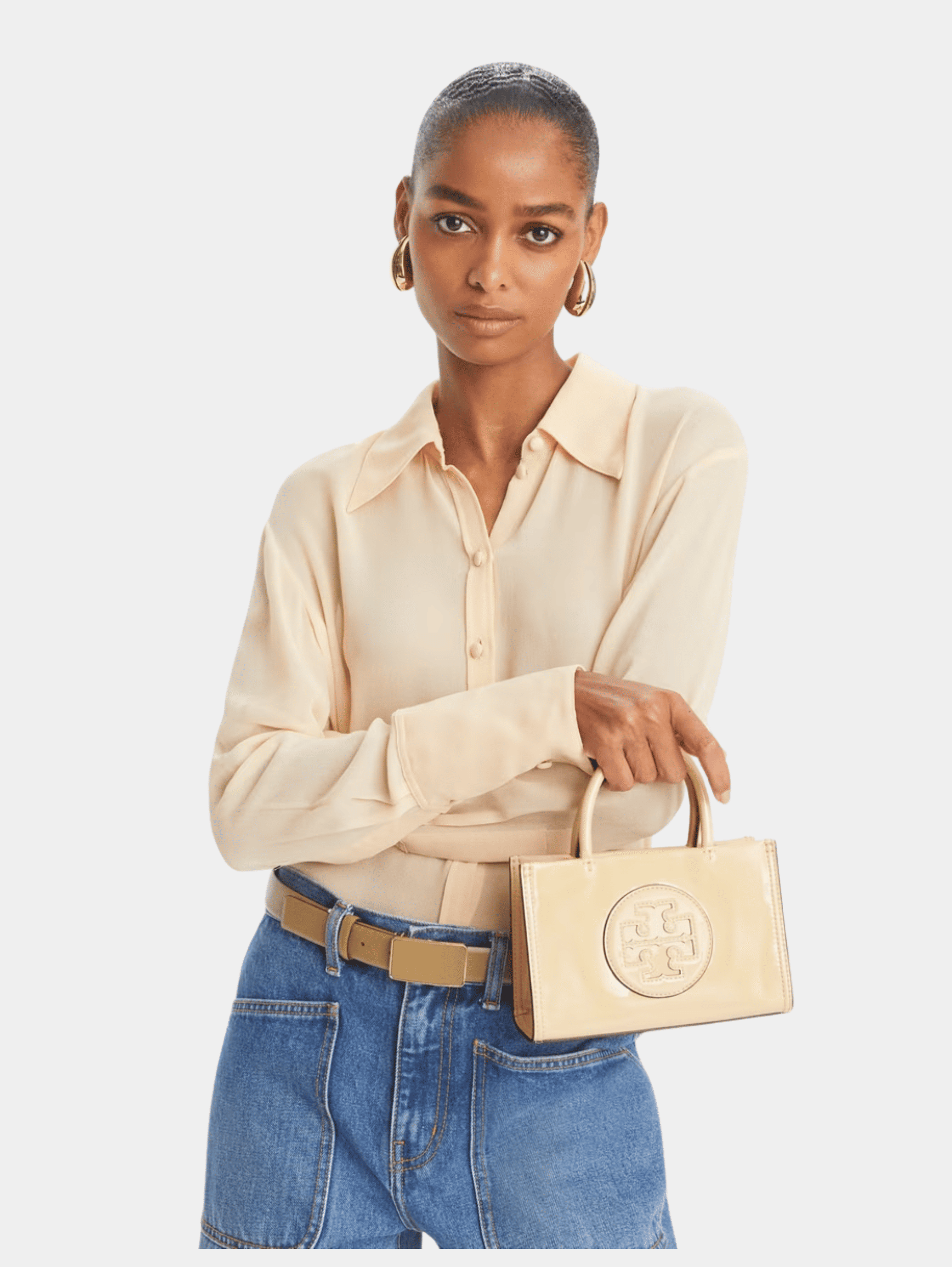 MINI ELLA BIO PATENT TOTE