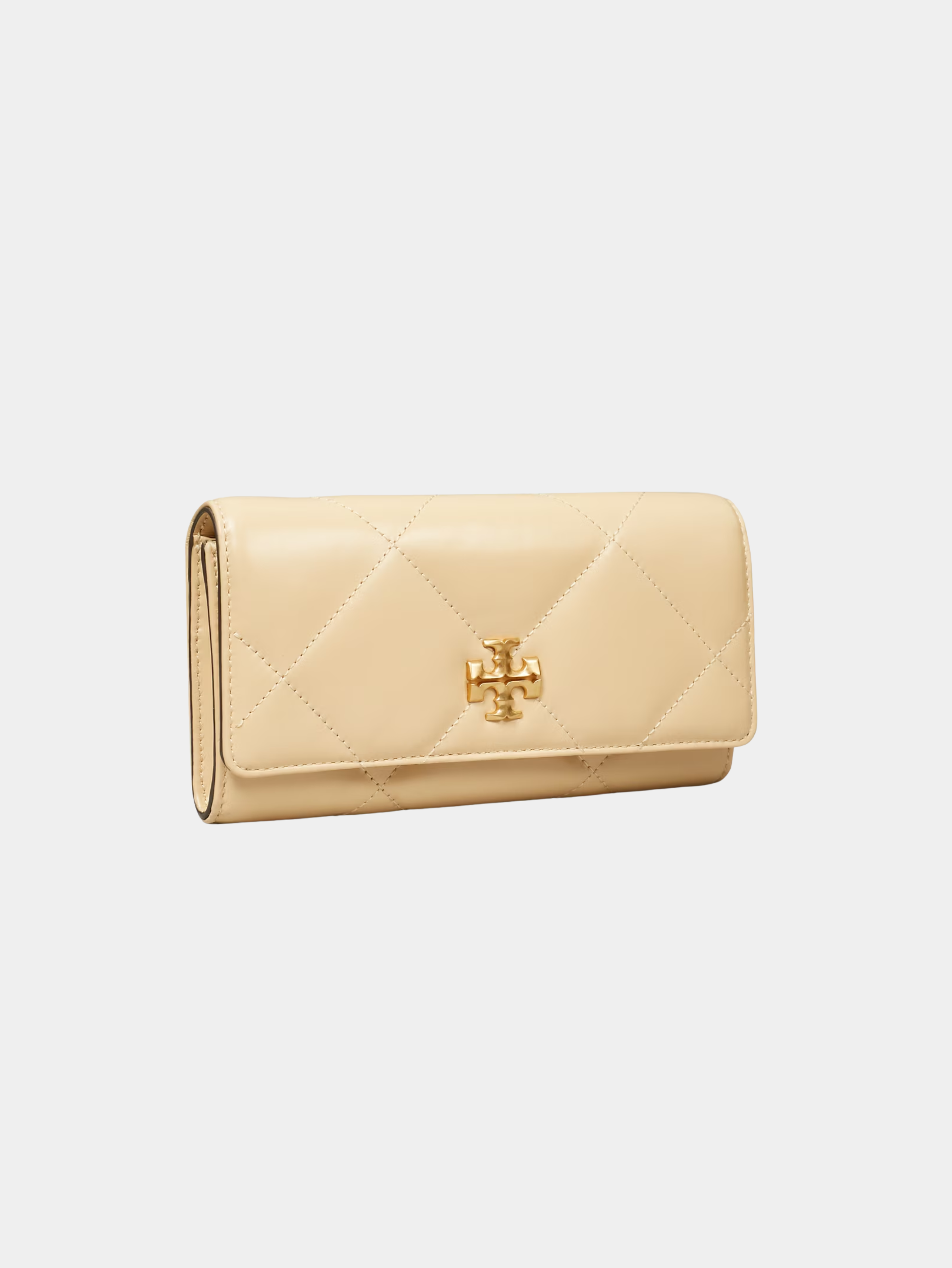 KIRA DIAMOND QUILT FLAP WALLET