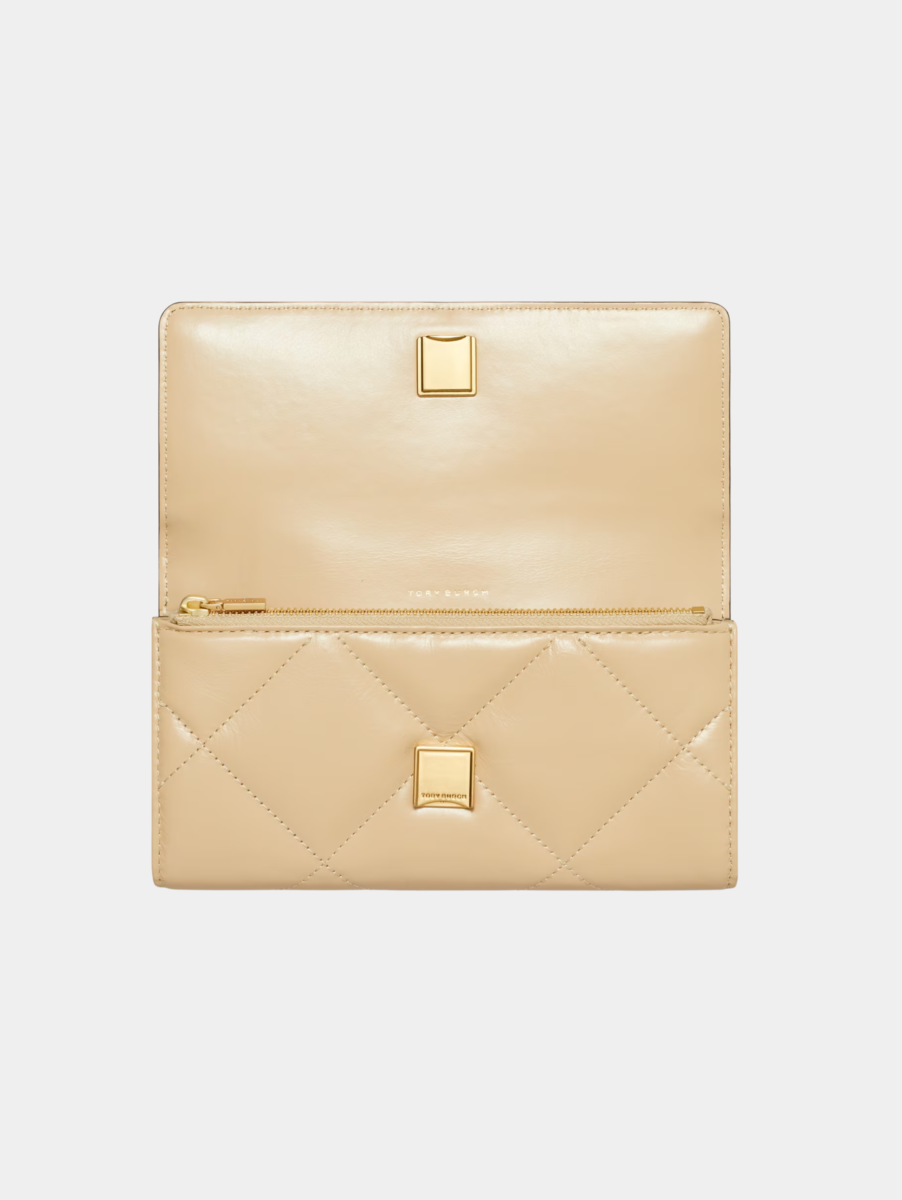 KIRA DIAMOND QUILT FLAP WALLET