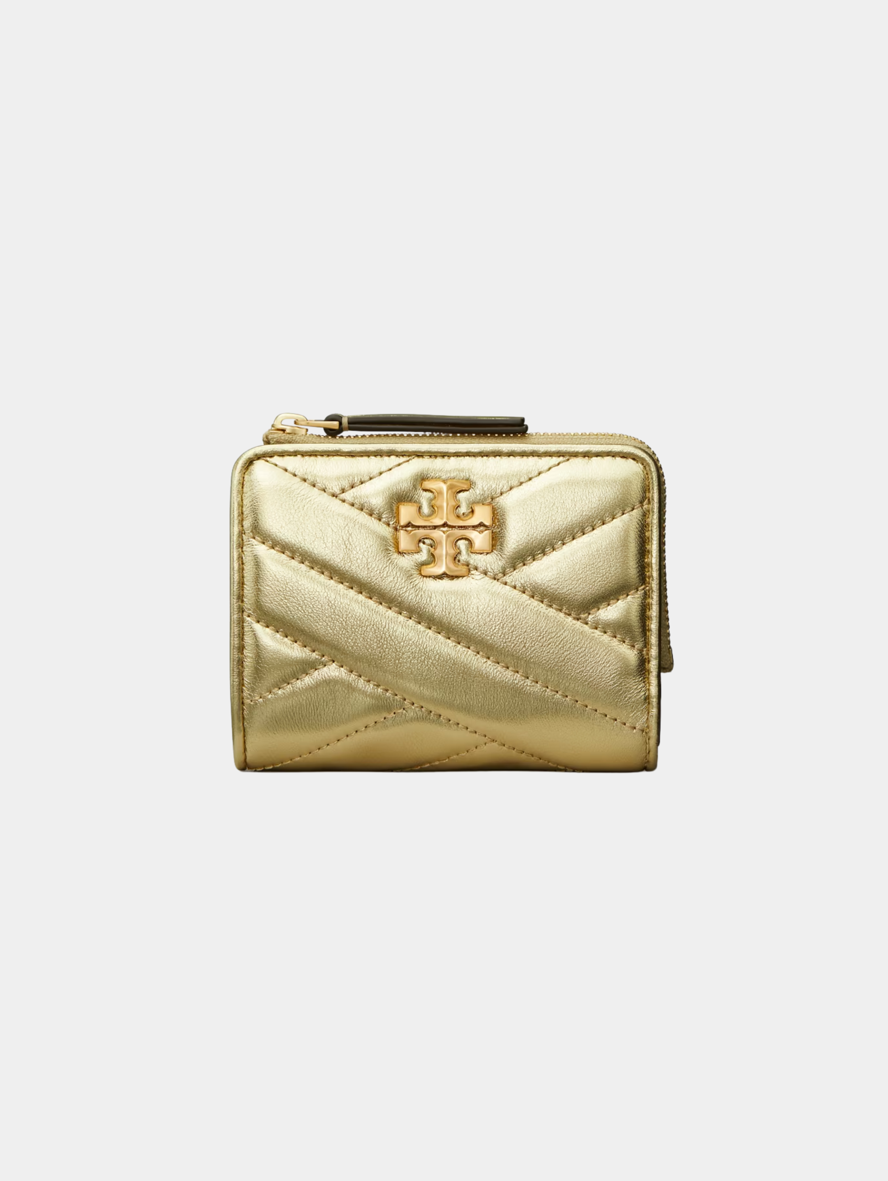 KIRA CHEVRON METALLIC BI-FOLD WALLET