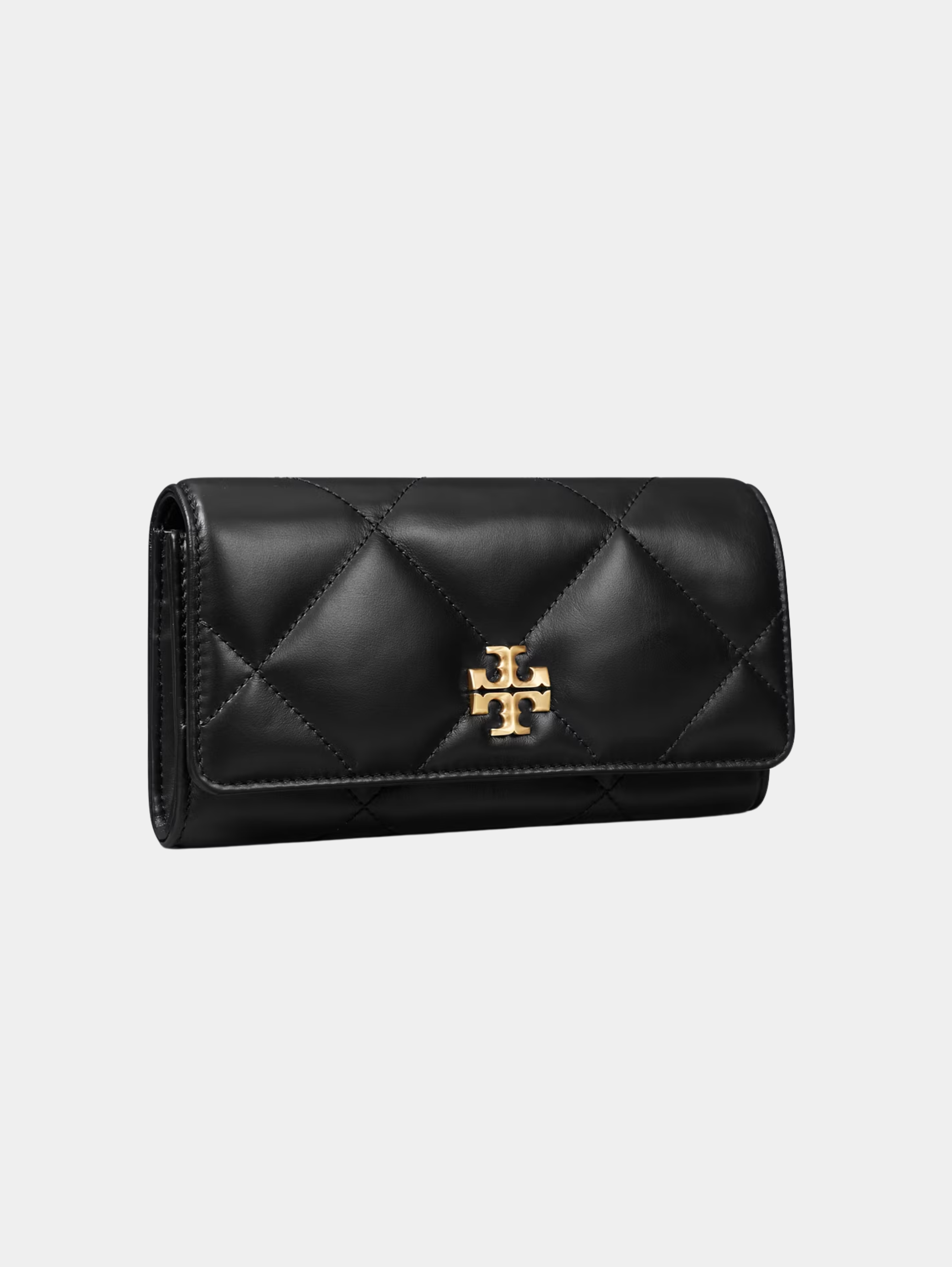 KIRA DIAMOND QUILT FLAP WALLET