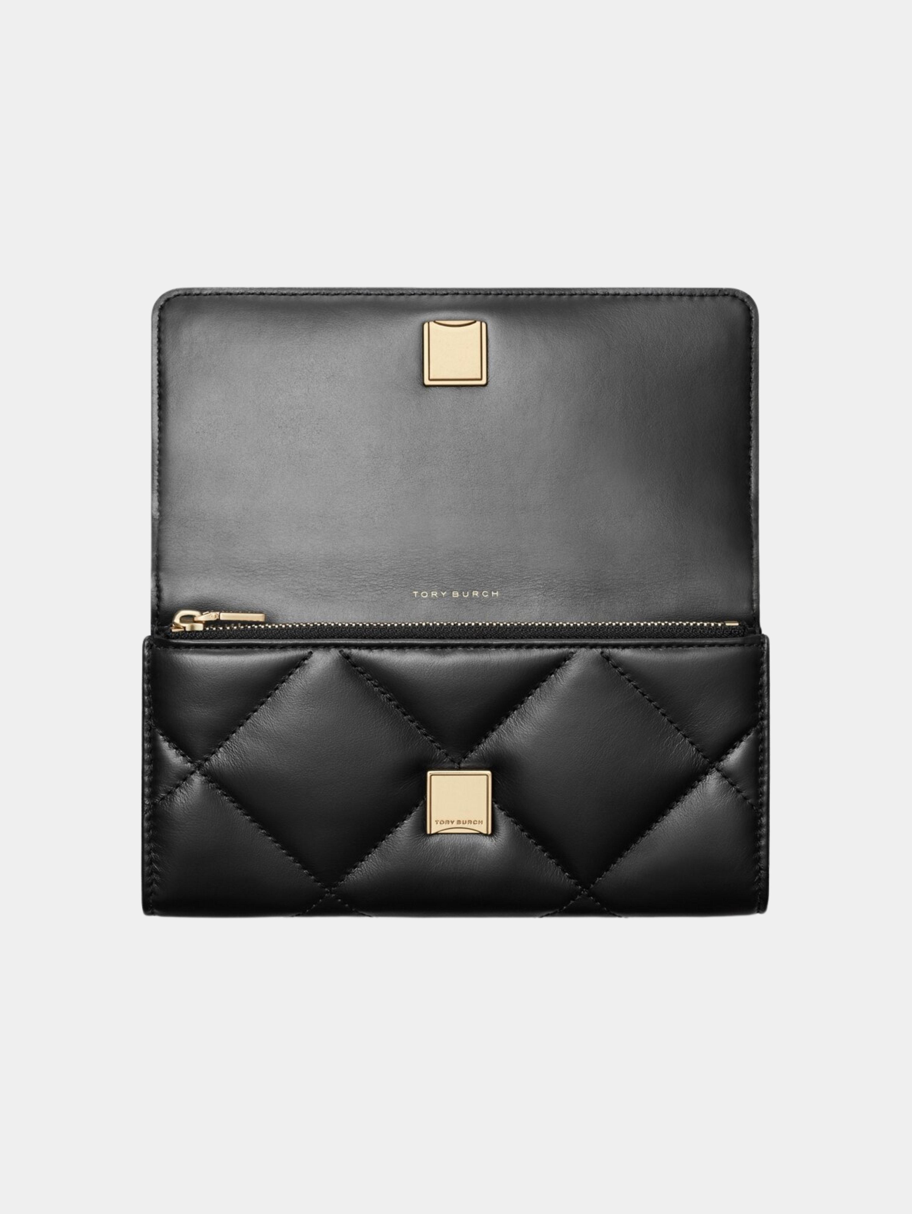 KIRA DIAMOND QUILT FLAP WALLET