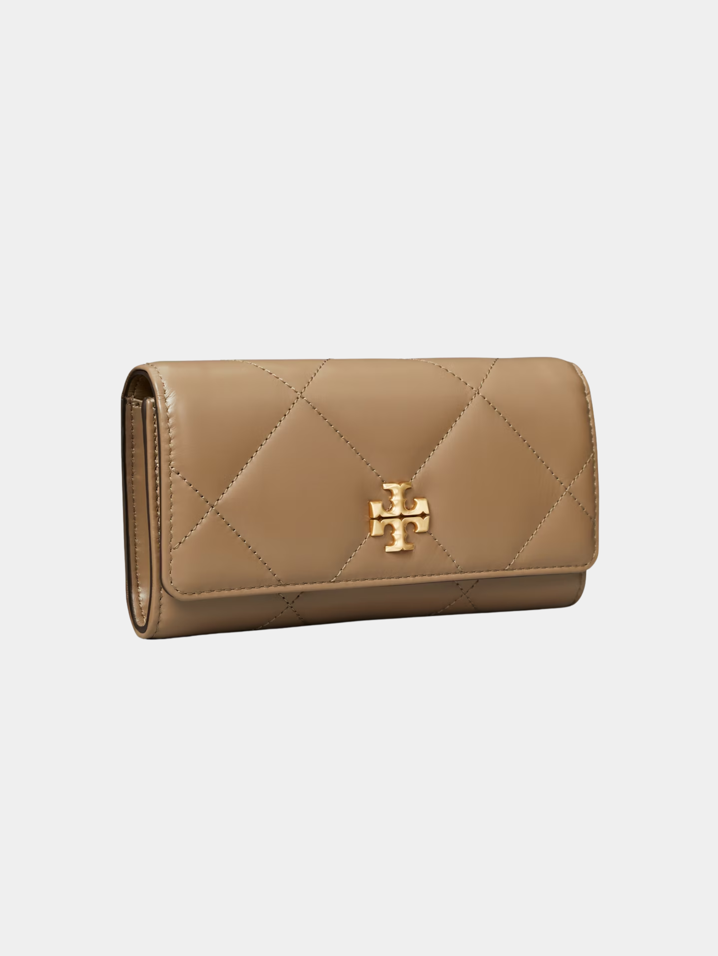 KIRA DIAMOND QUILT FLAP WALLET