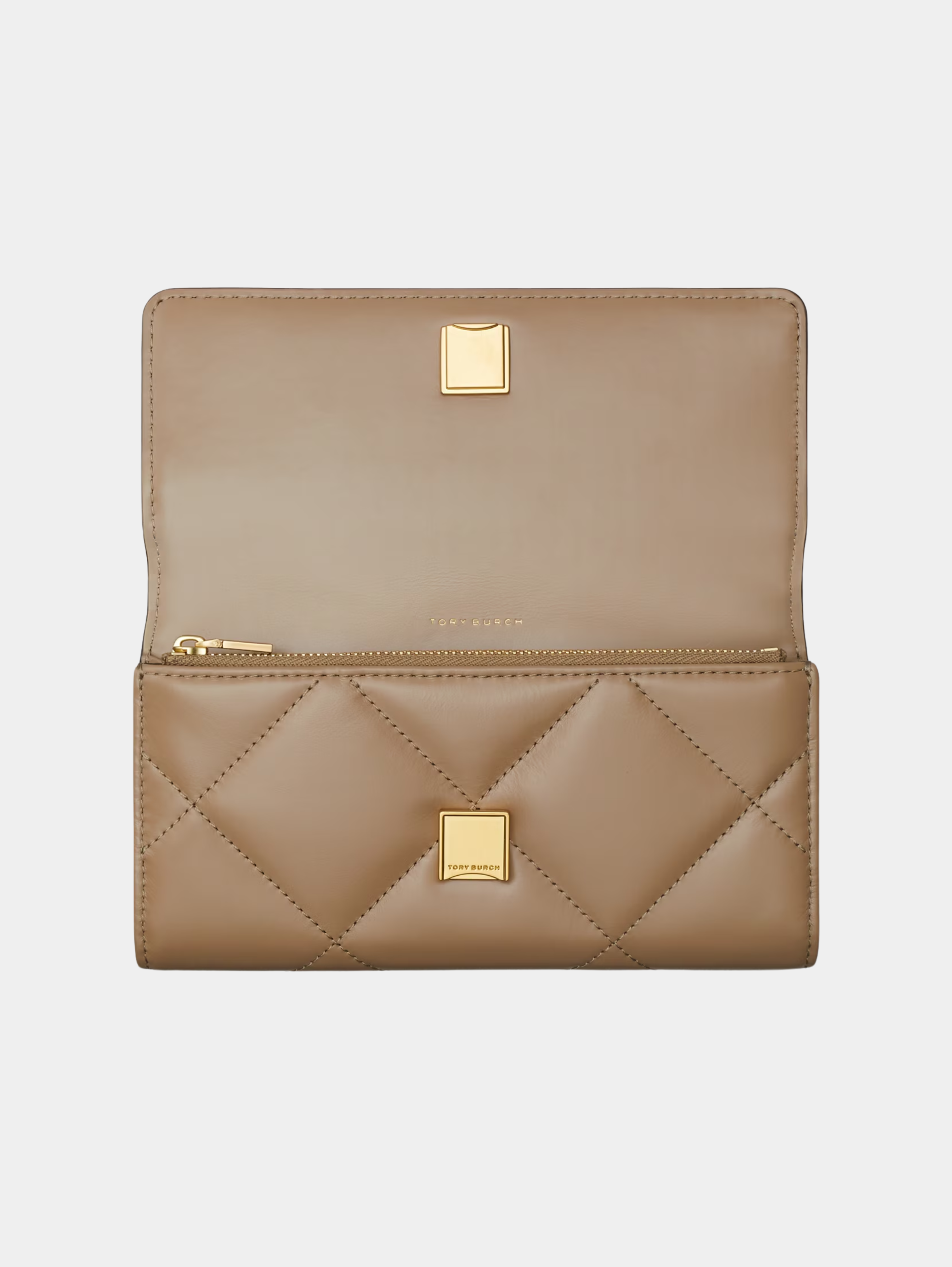 KIRA DIAMOND QUILT FLAP WALLET