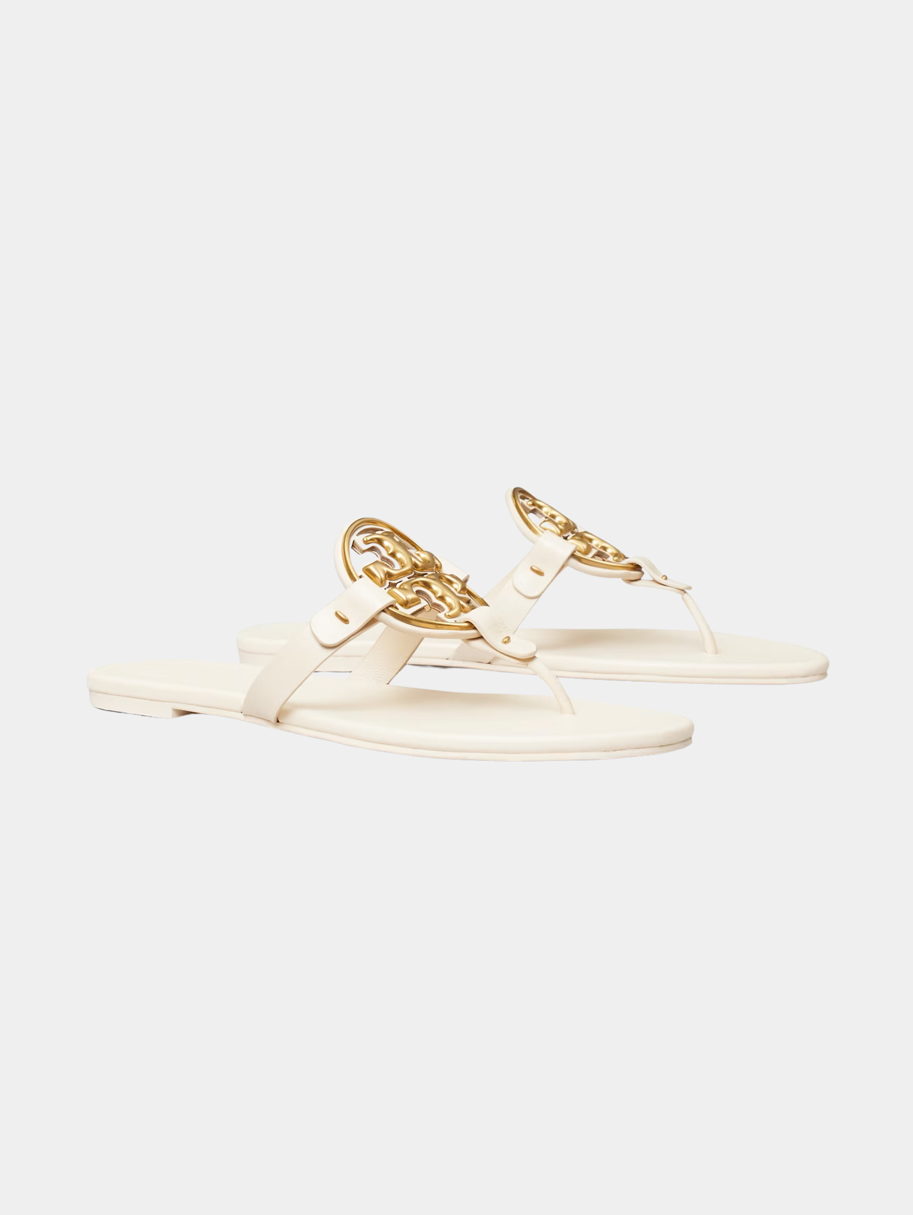 MILLER SOFT METAL LOGO SANDAL