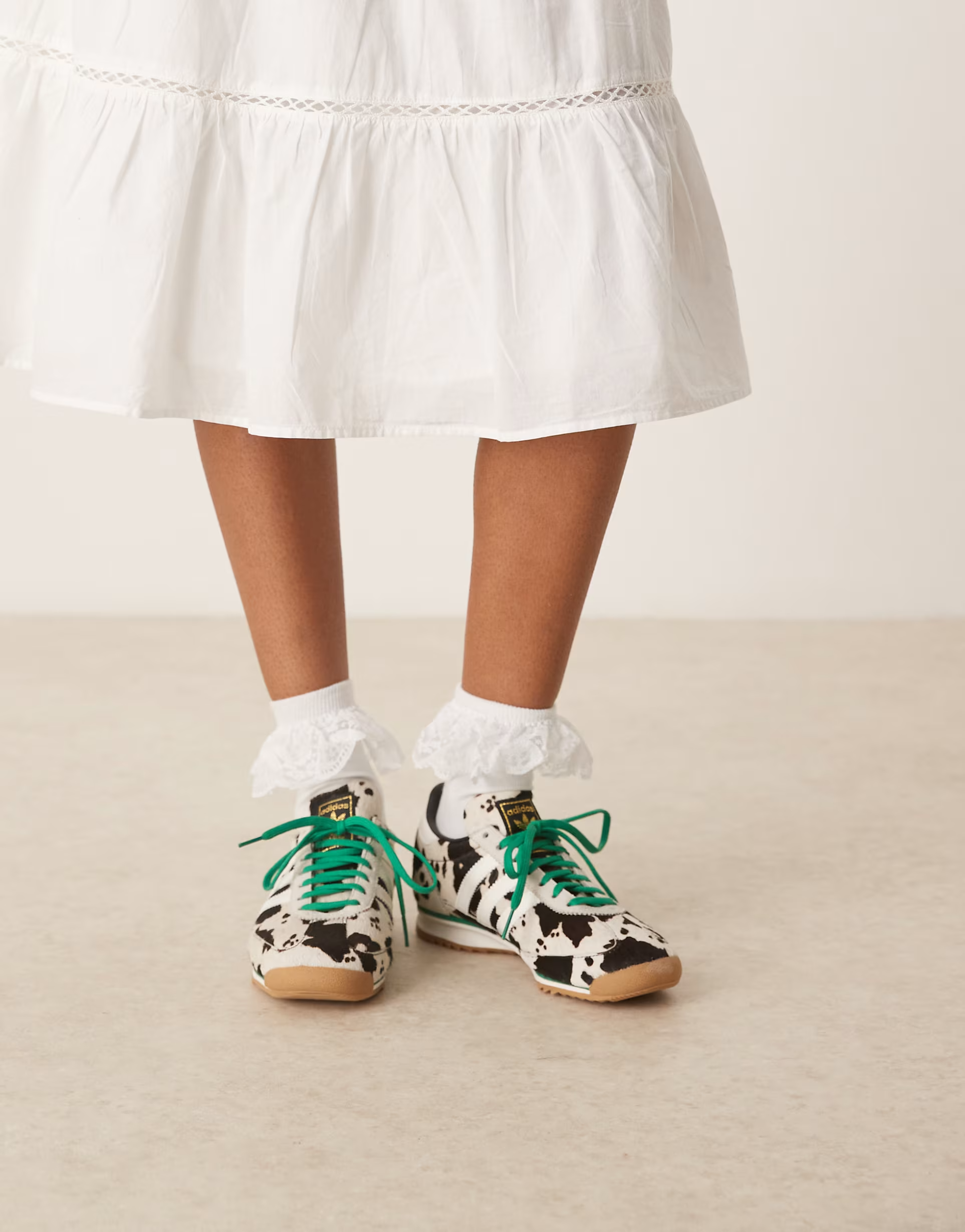 Adidas SL 72 OG in cow print