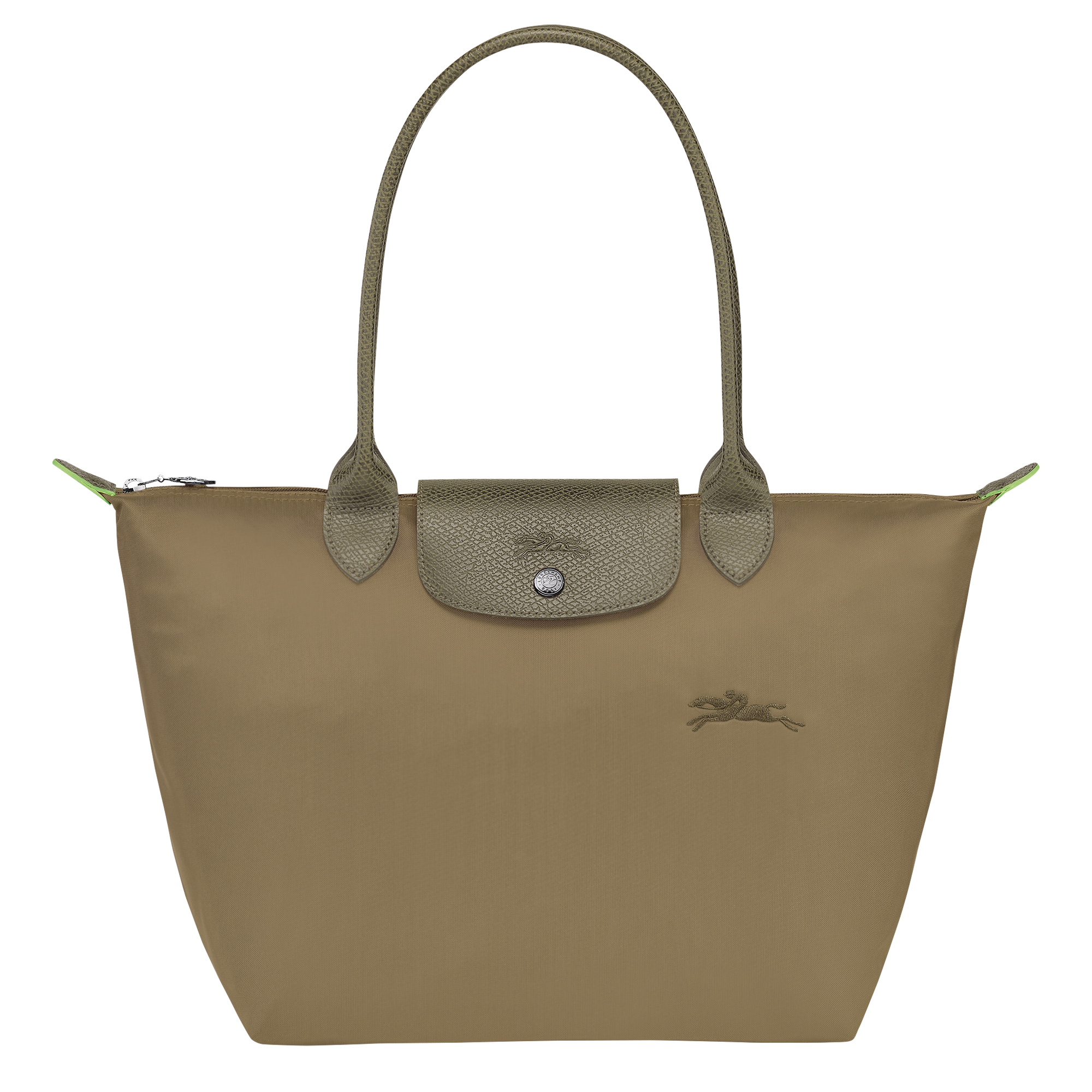 Le Pliage Green M Tote bag - Artichoke