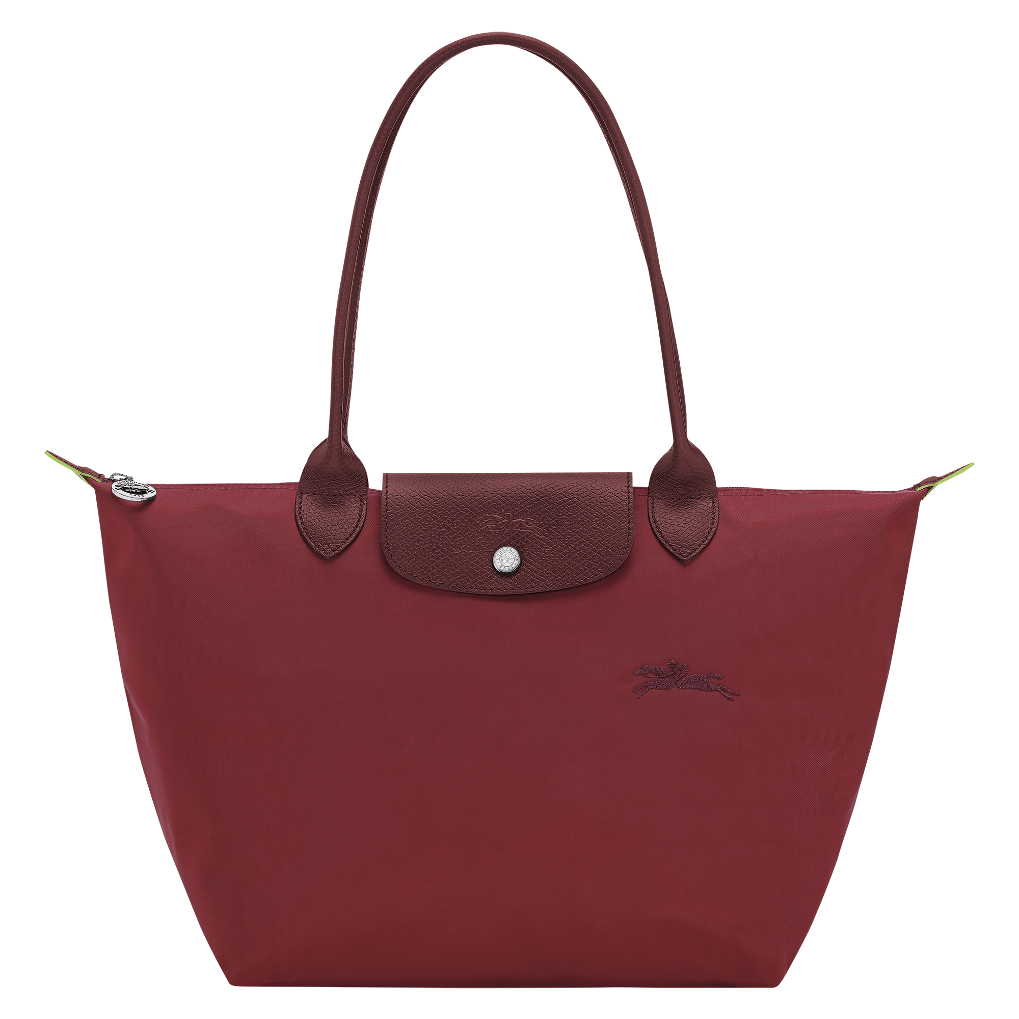 Le Pliage Green M Tote bag - Pomegranate
