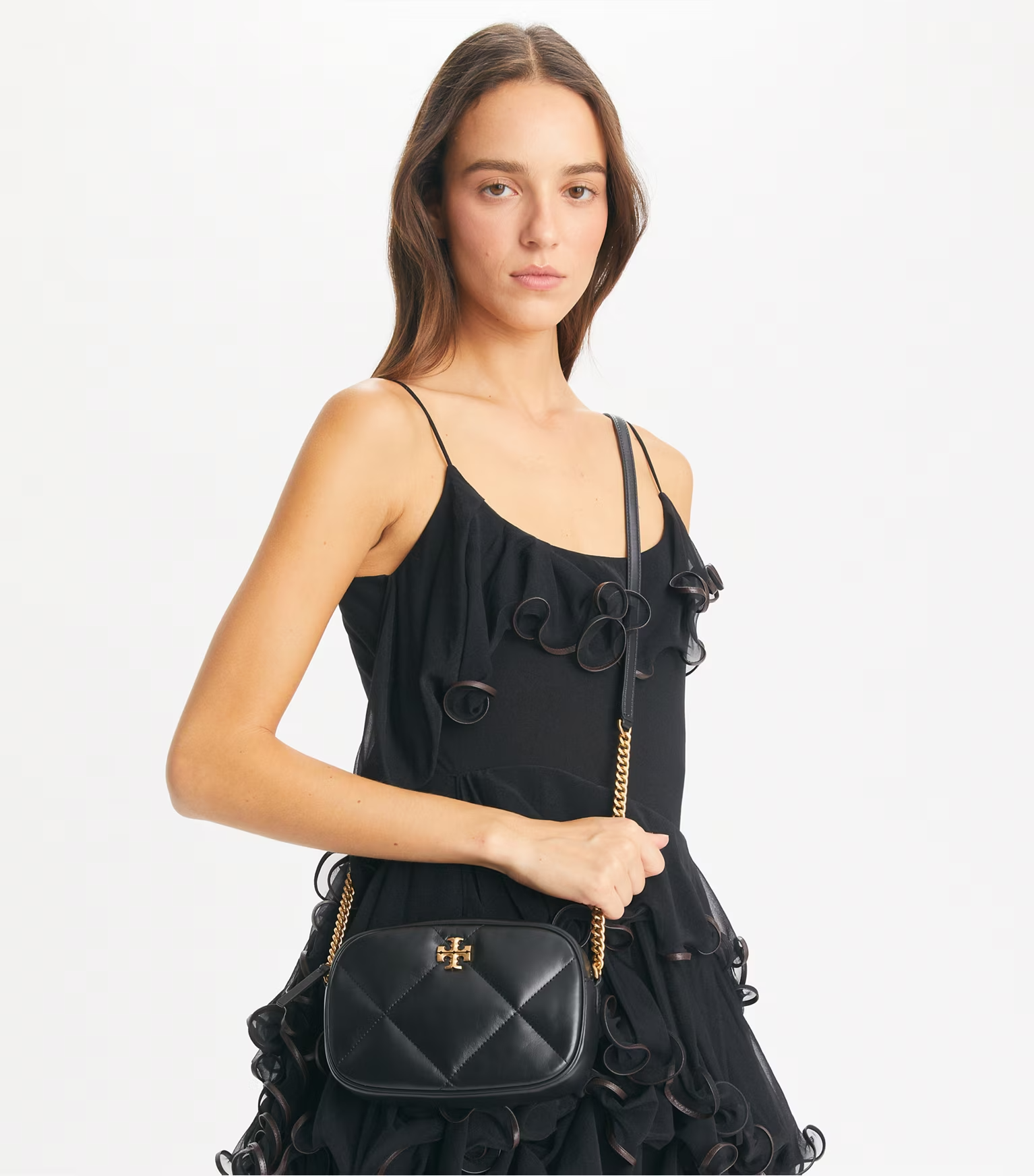 KIRA DIAMOND QUILT CAMERA BAG