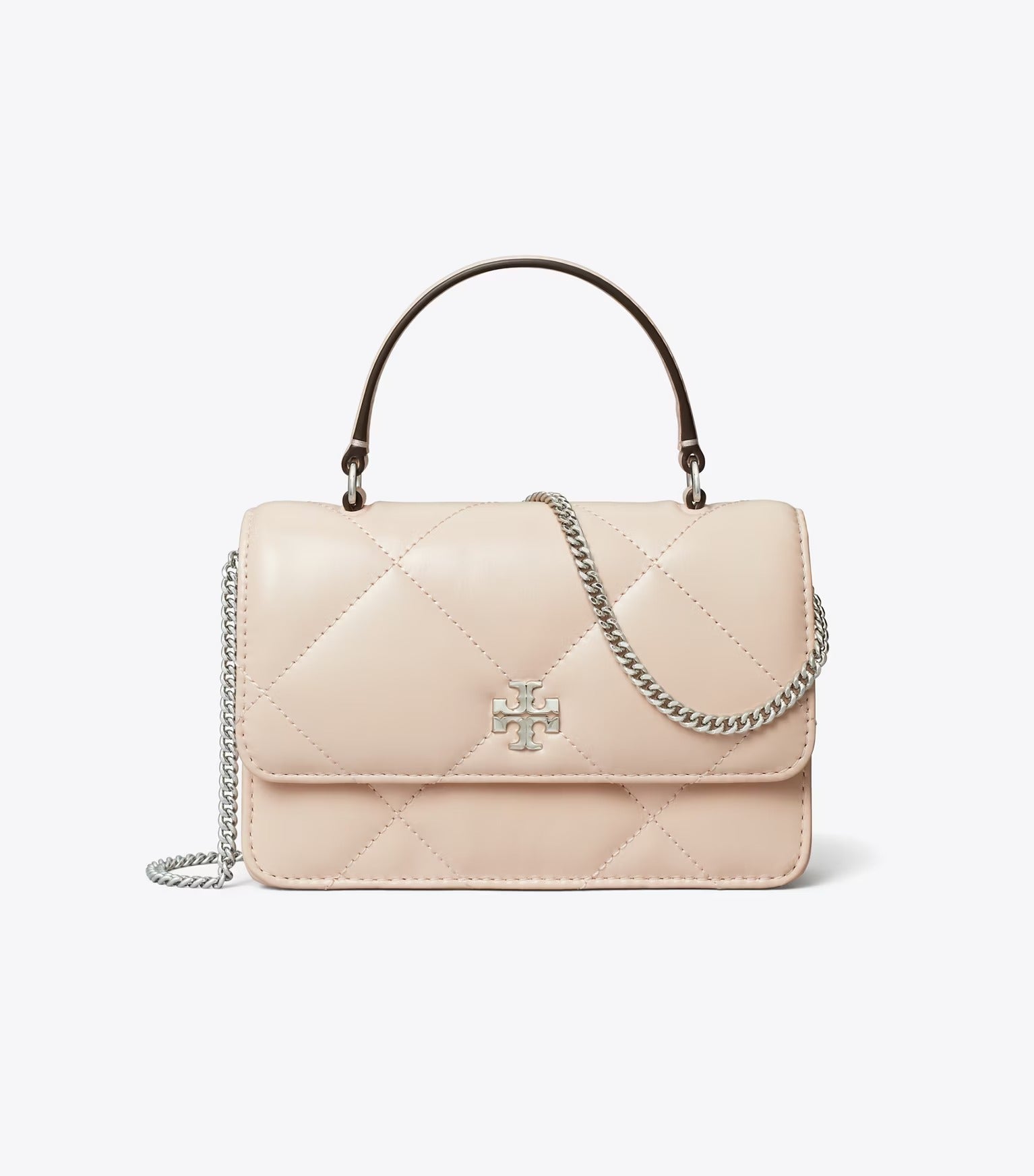 MINI KIRA DIAMOND QUILT TOP-HANDLE CROSSBODY