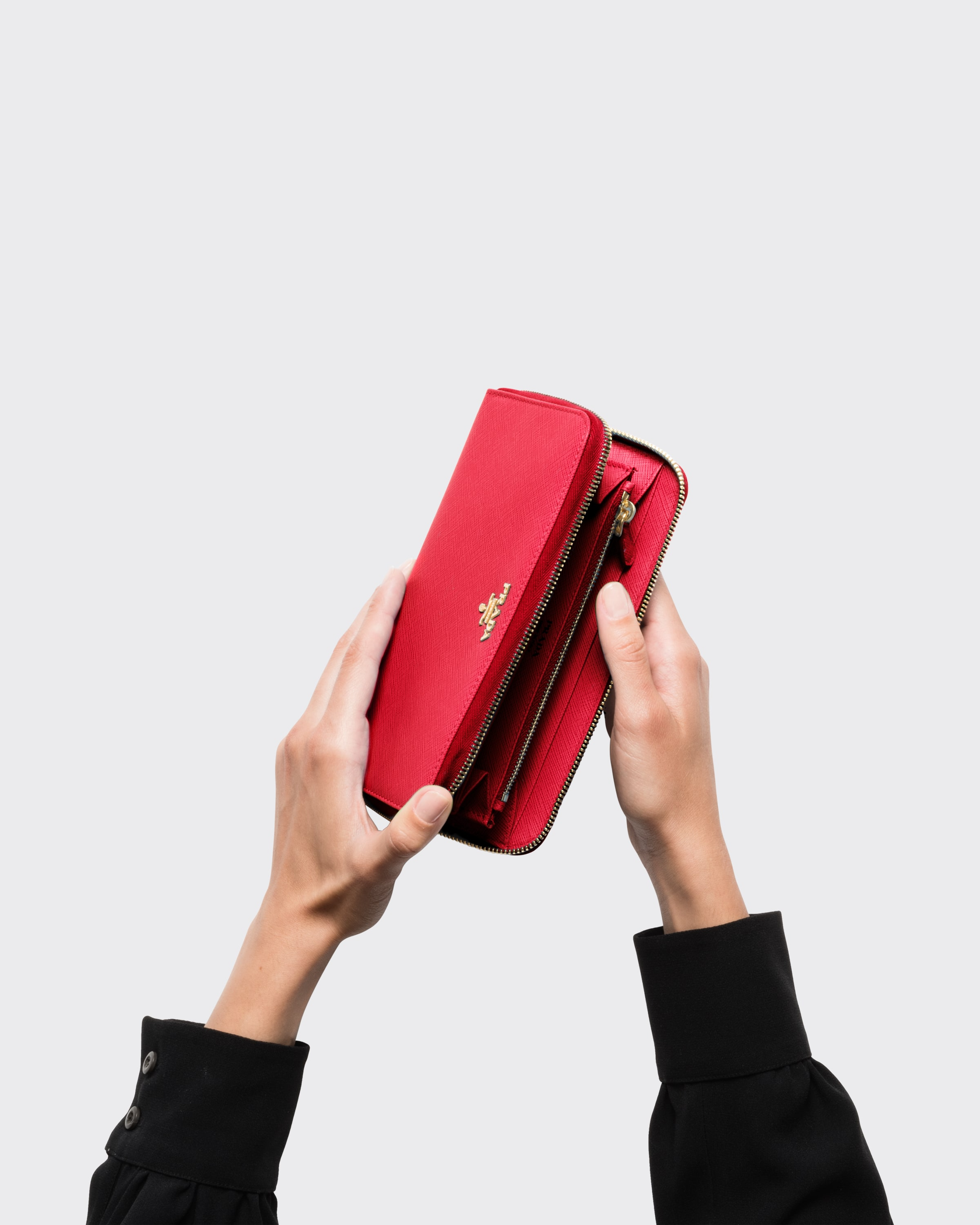 Large Saffiano Leather Wallet
