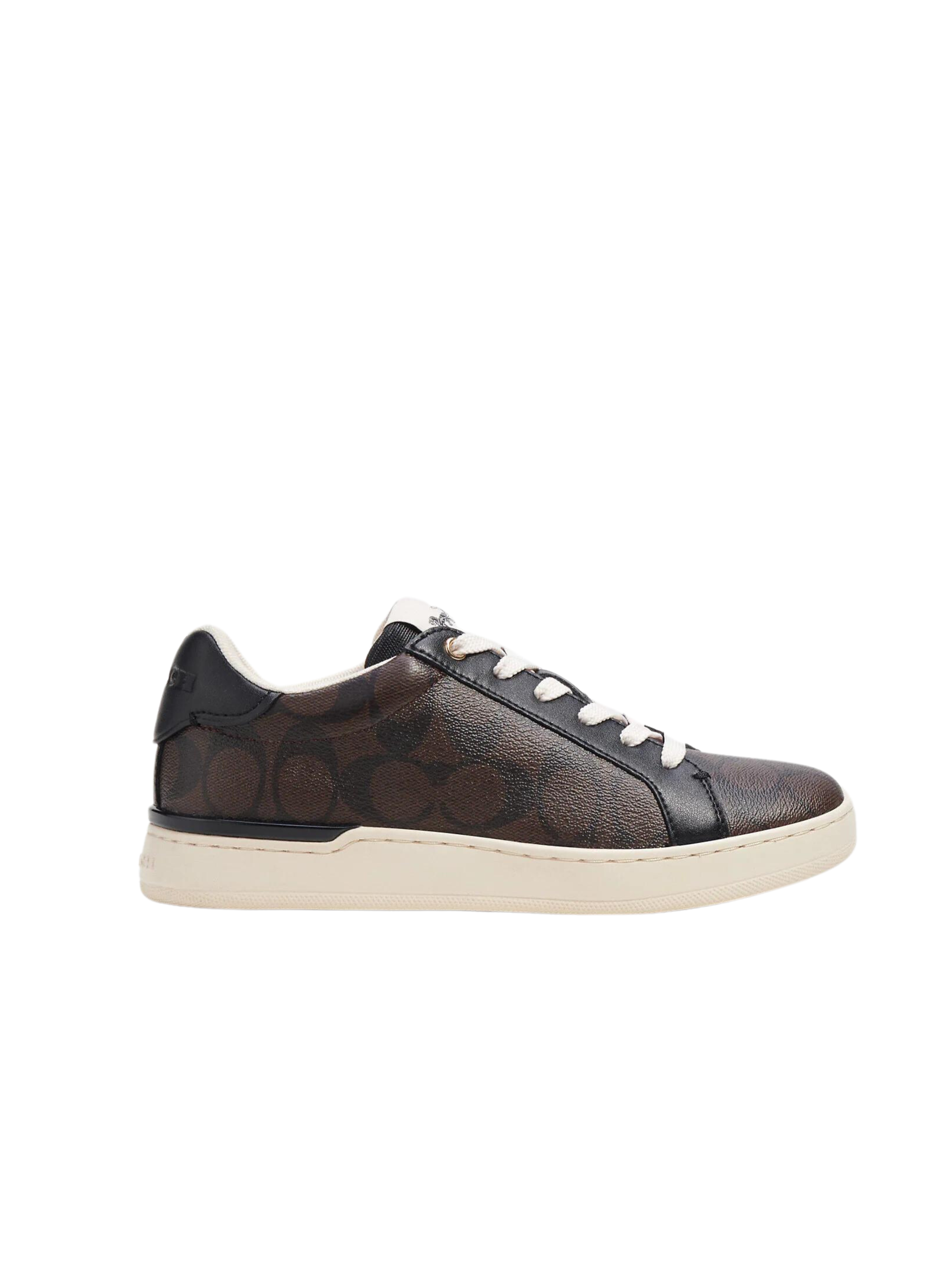 Zapatillas bajas Clip en lona de firma