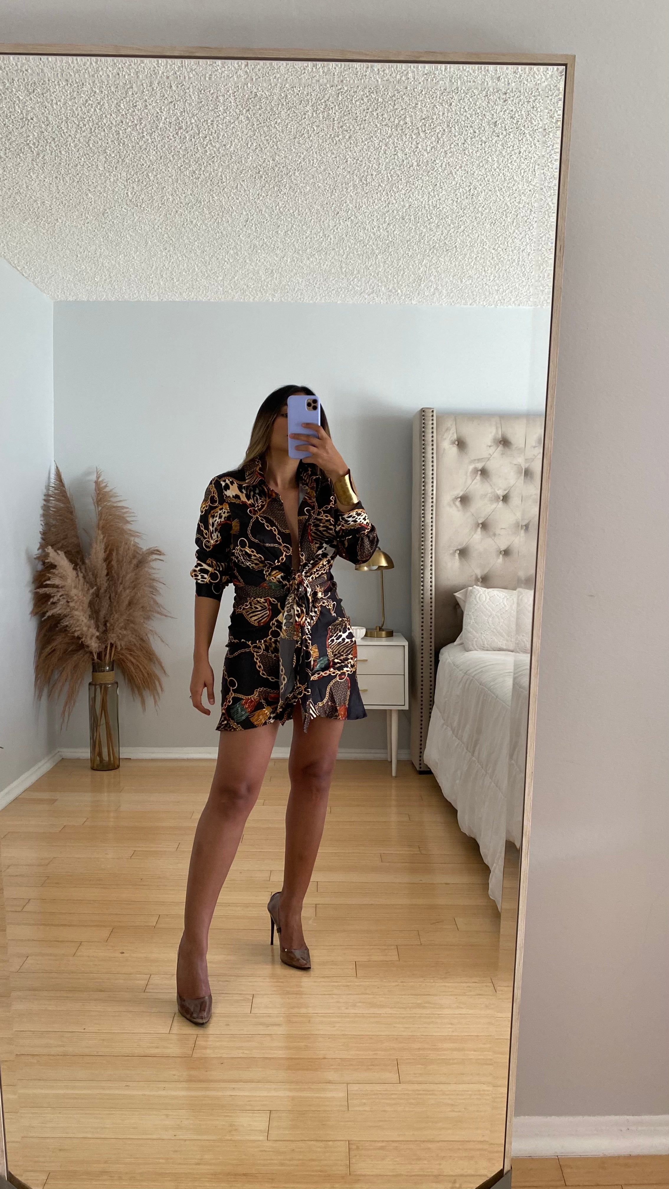 VESTIDO SATÉN BUTTER ESTAMPADO