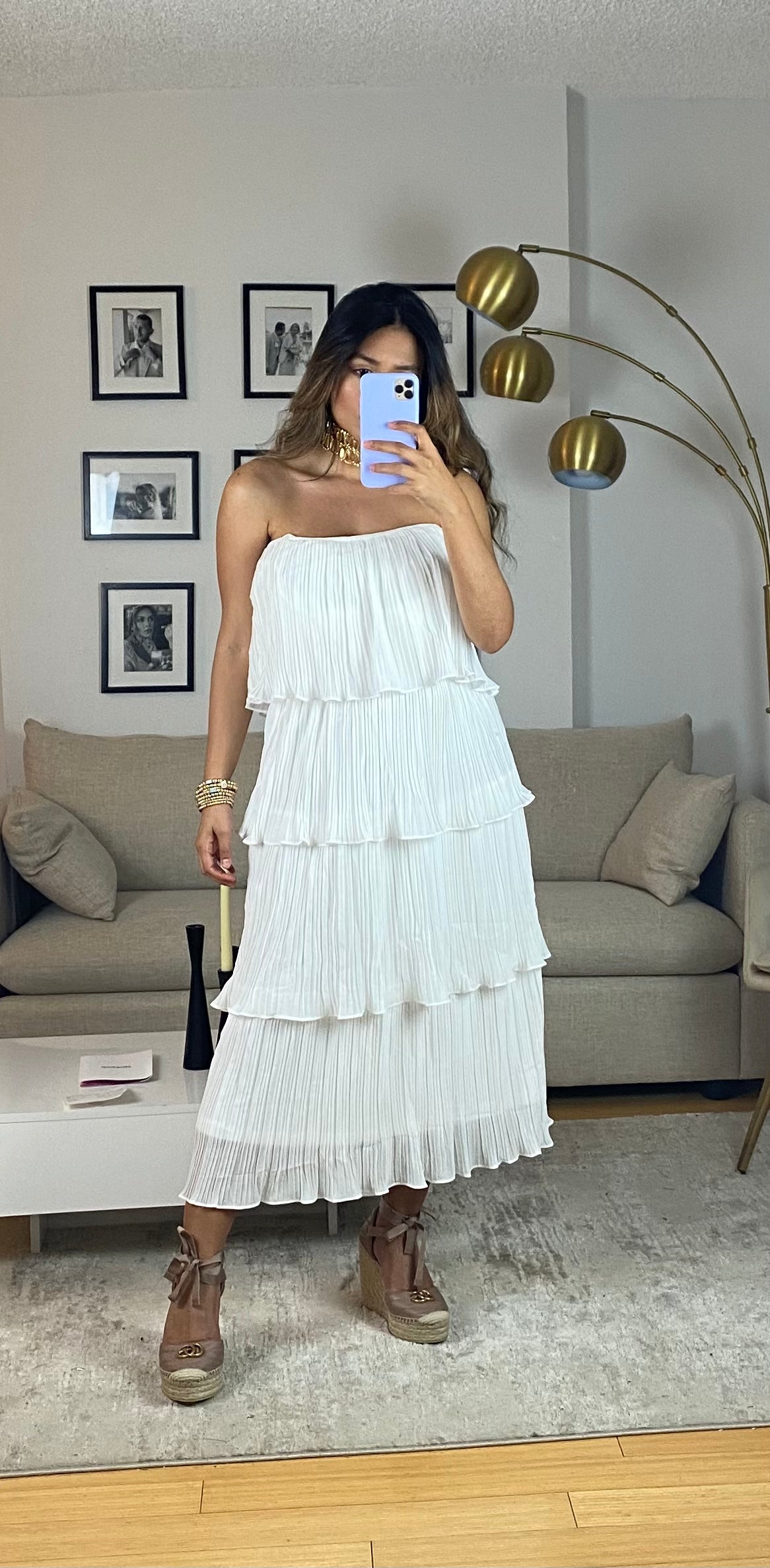 VESTIDO PLISADO KANG KANG