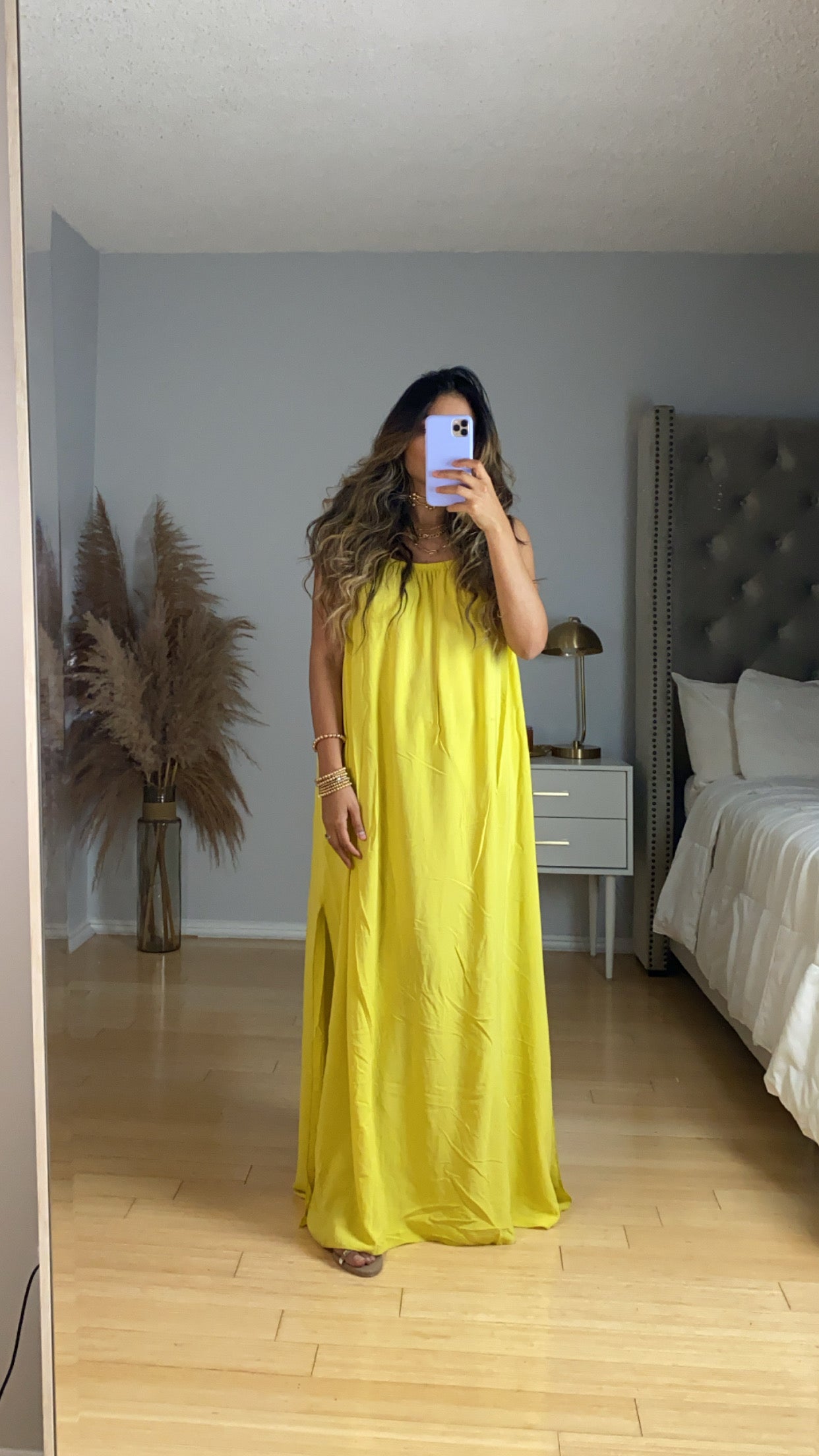 VESTIDO MOSTAZA