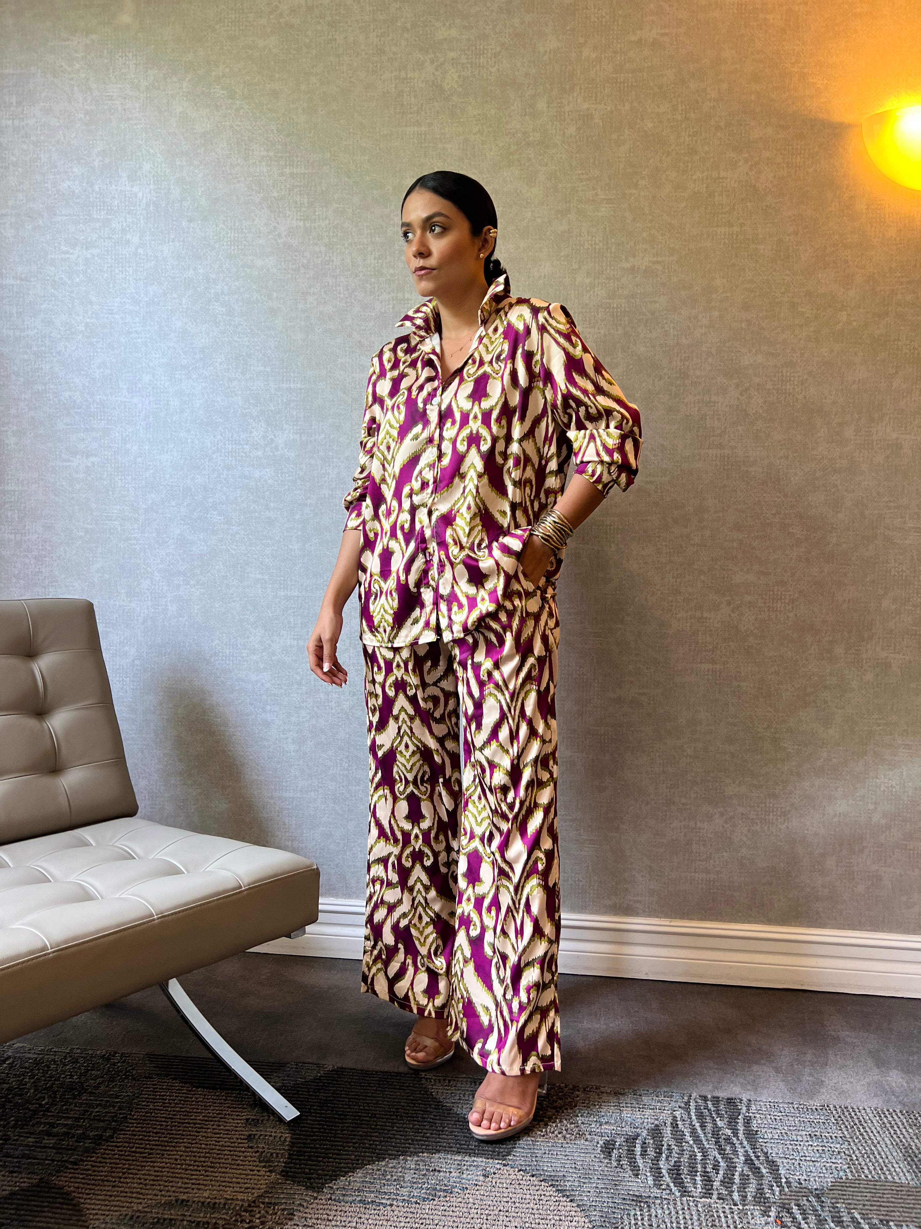 Conjunto Estampado Geométrico