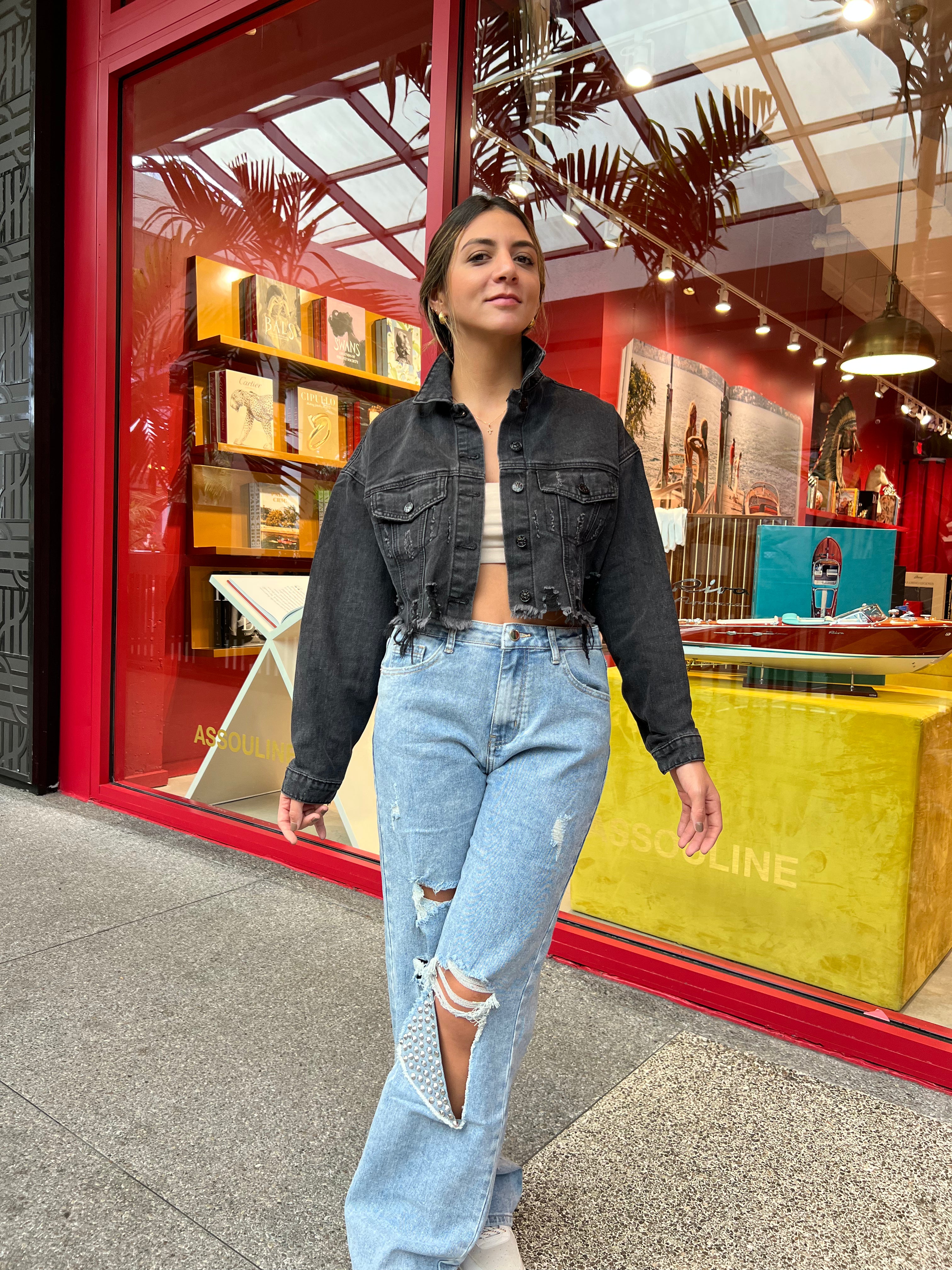 Jeans con tachuelas