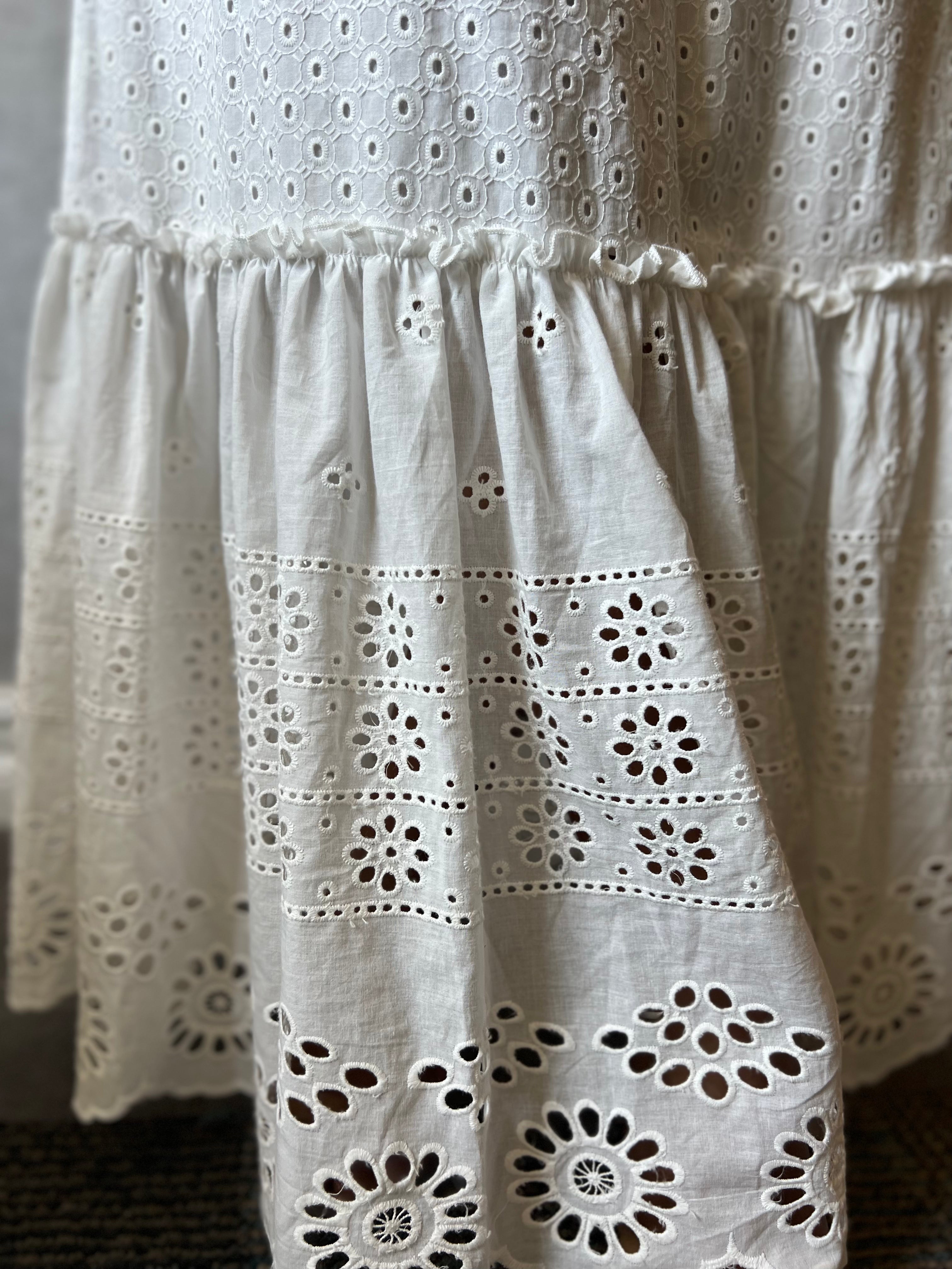 vestido largo blanco