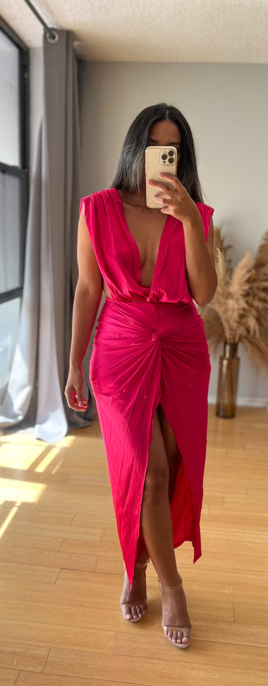 Hot Pink dress