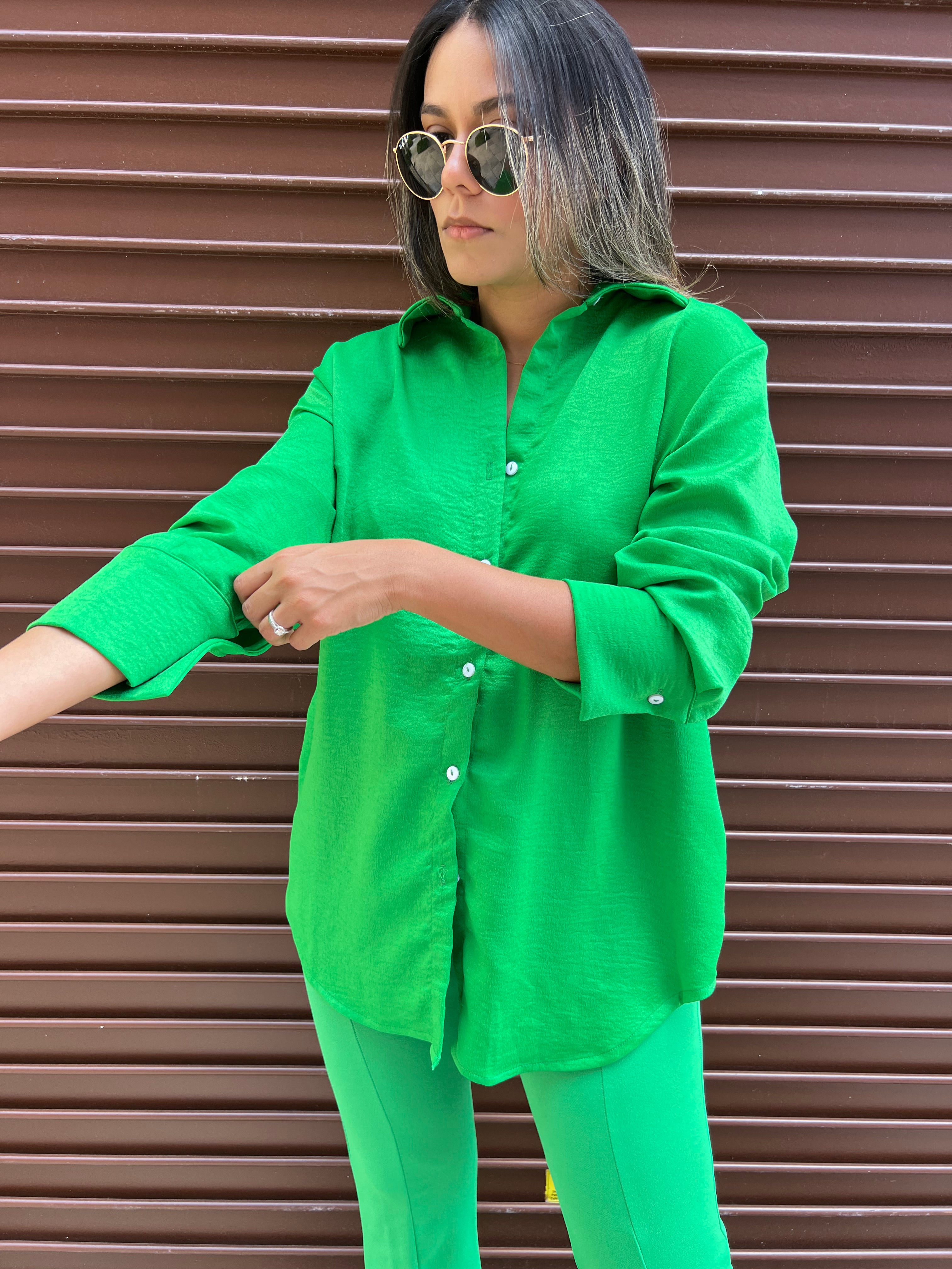conjunto verde