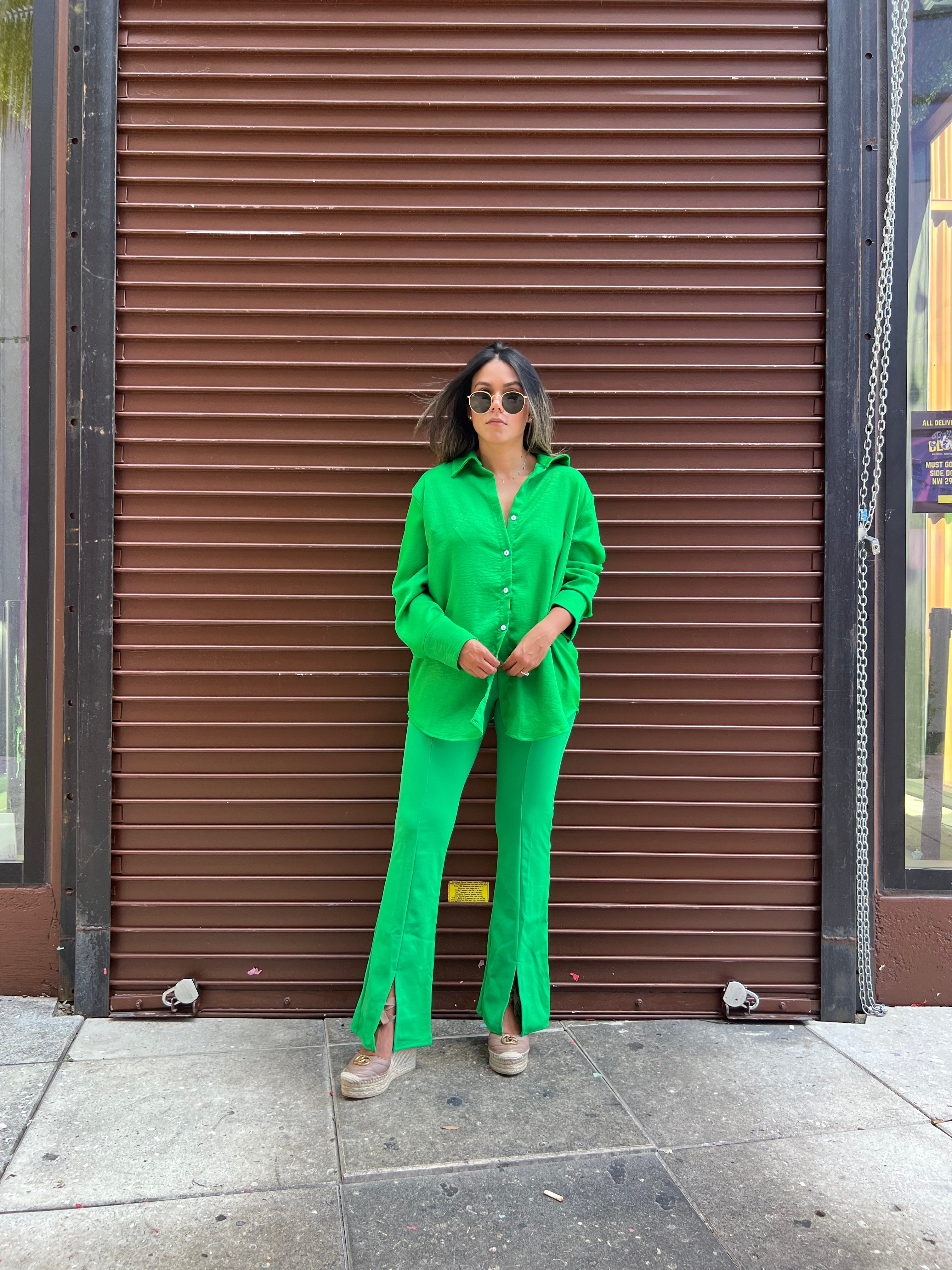 conjunto verde