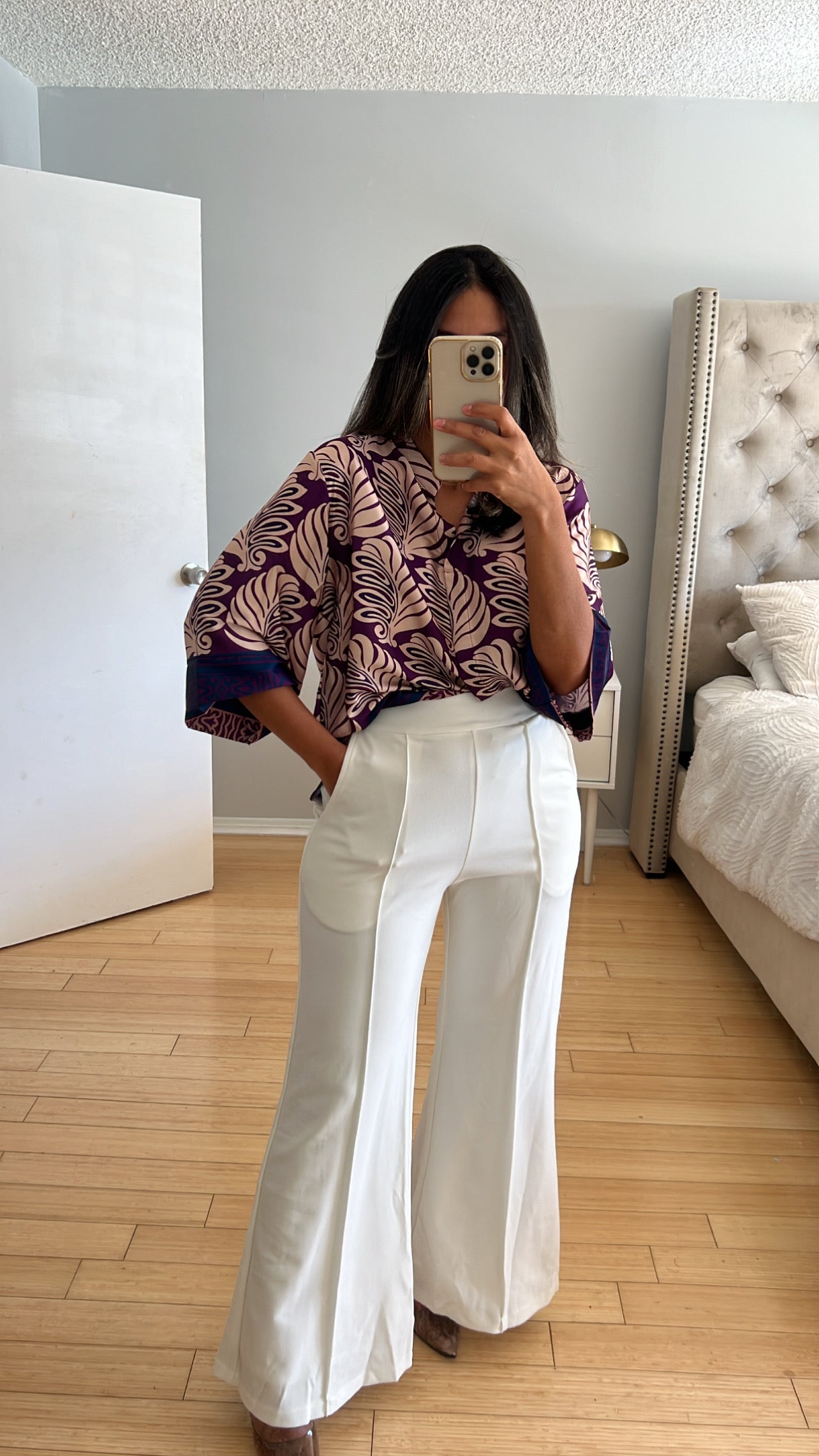 Camisa ancha bohemia