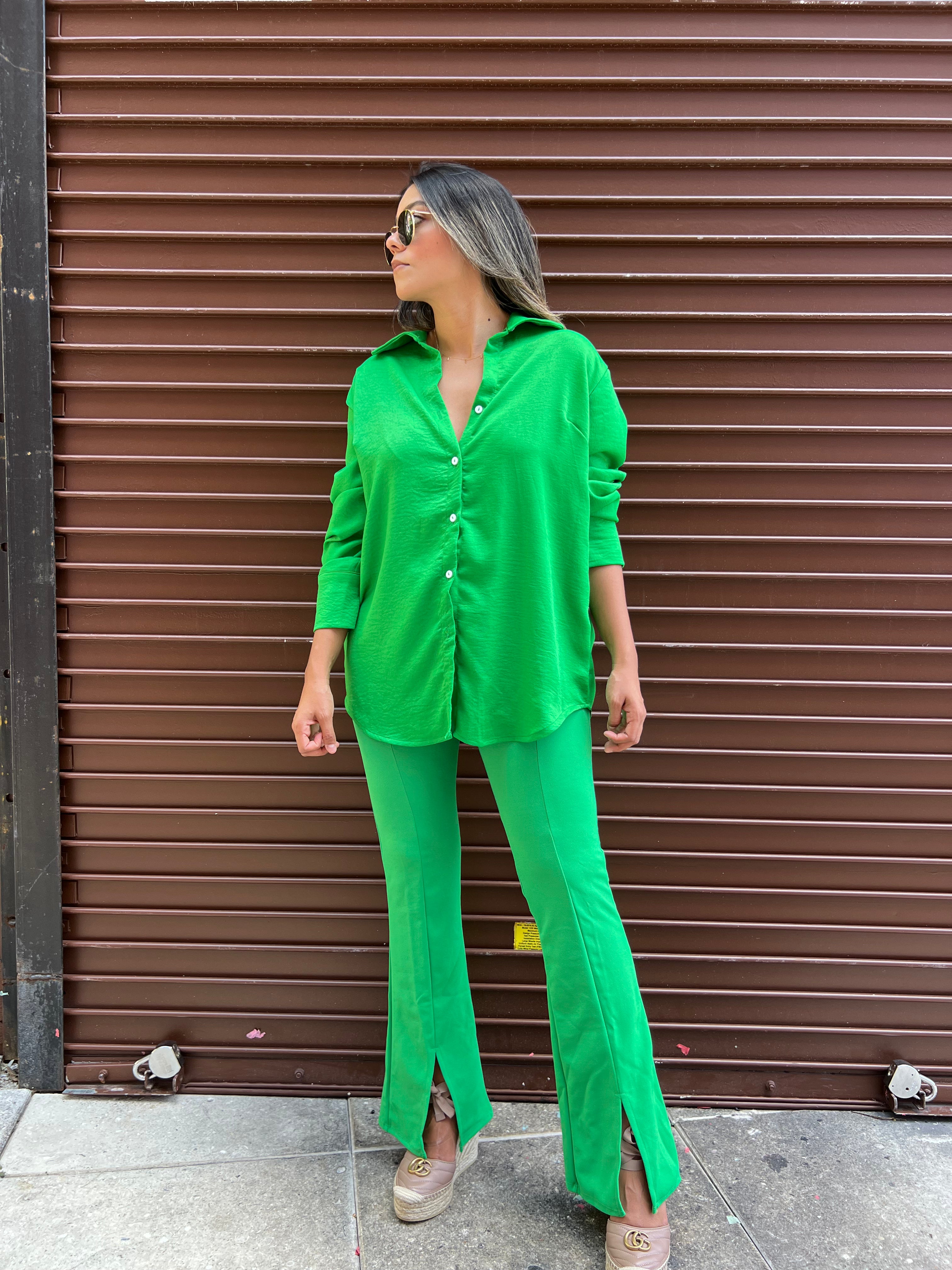 conjunto verde