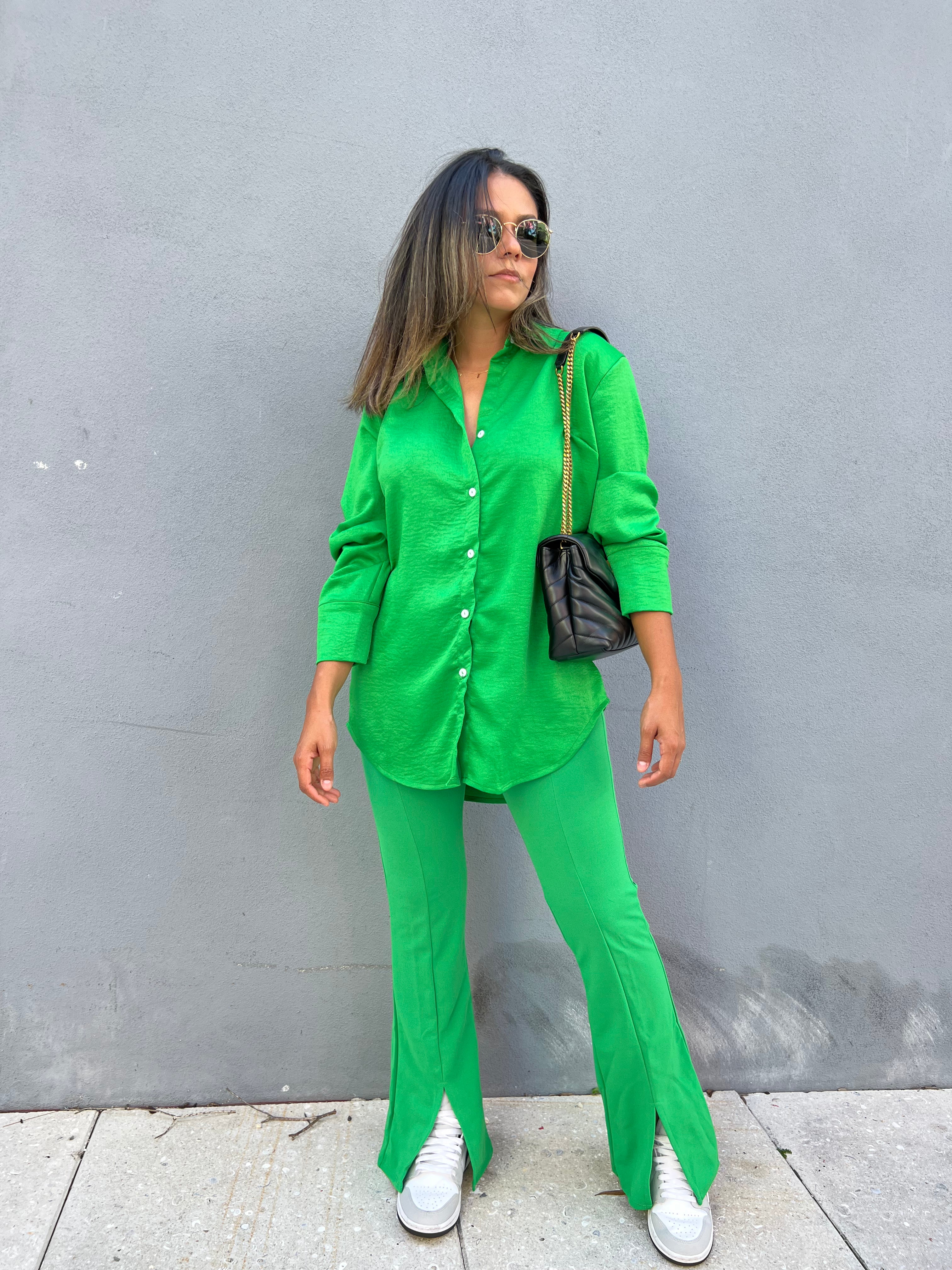 conjunto verde