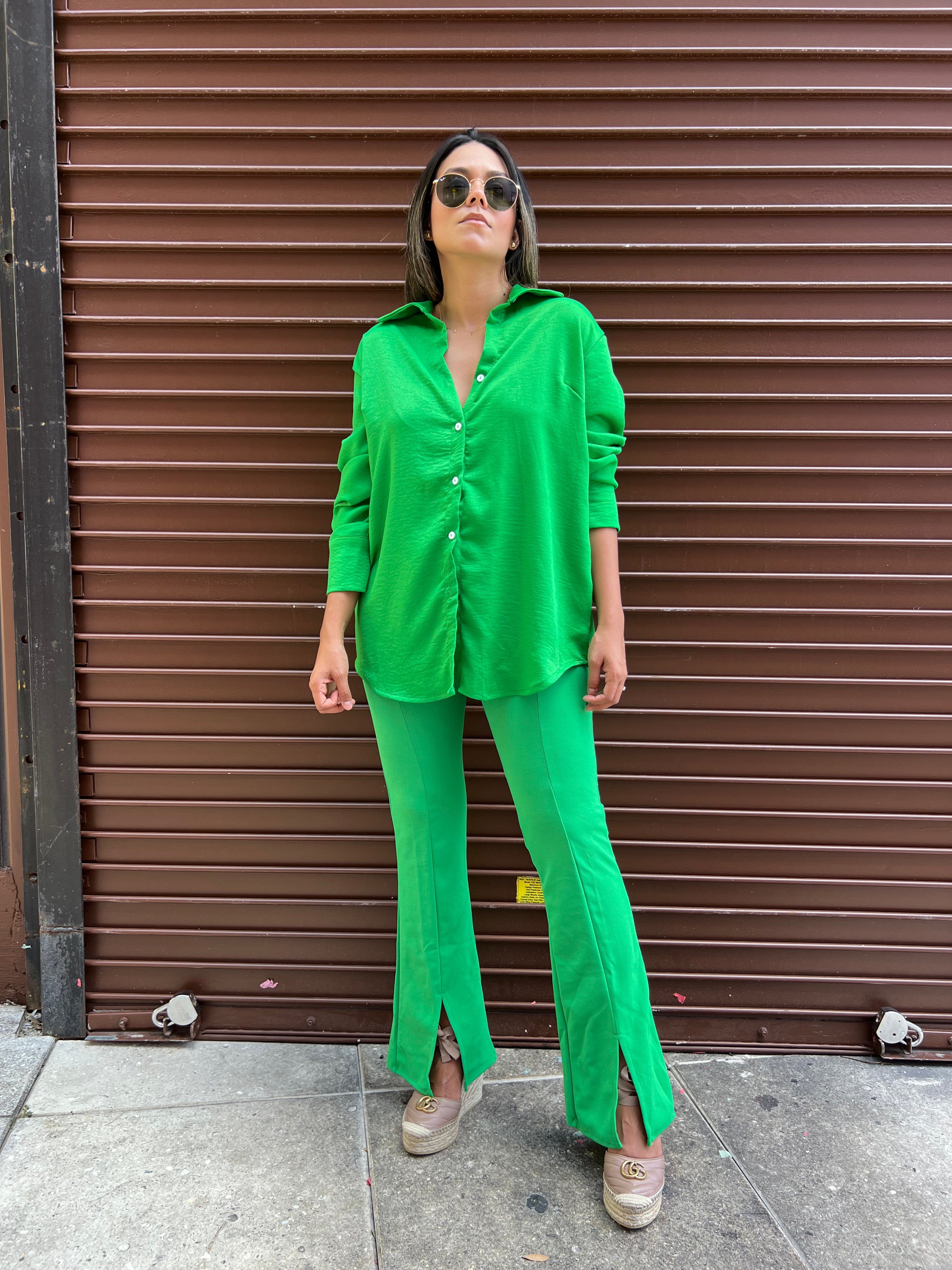 conjunto verde